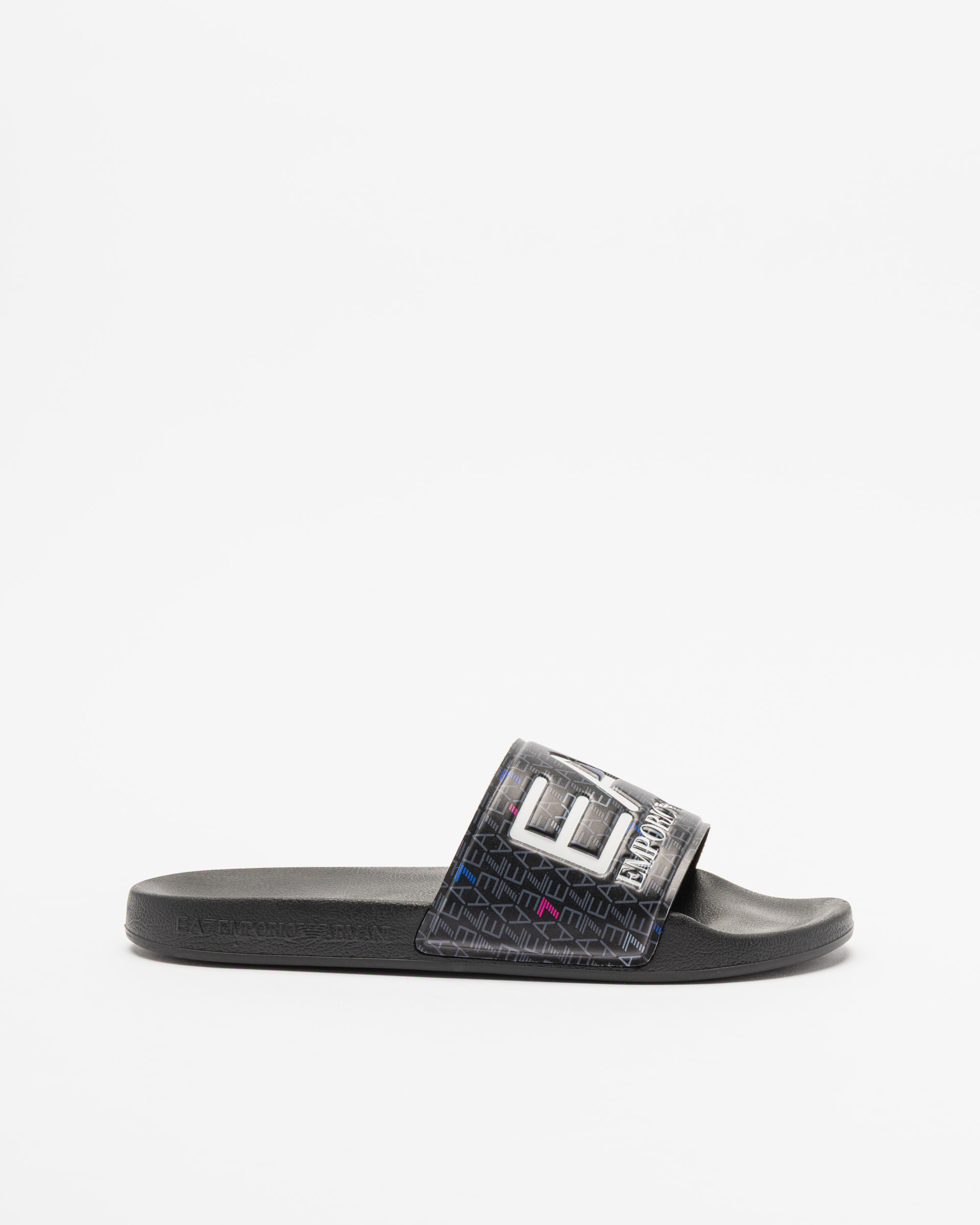 Chinelos slide EA7 7X000108 Preto