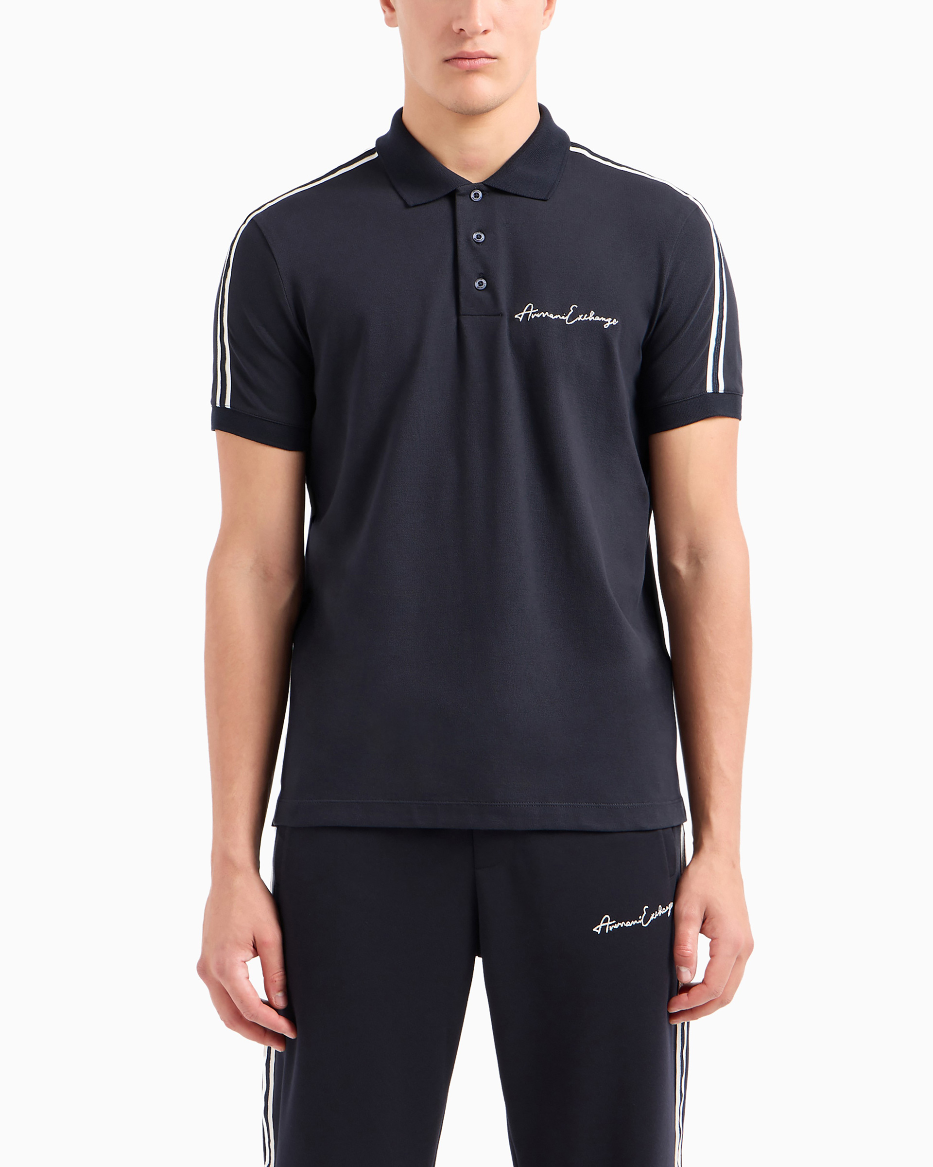 Polo Armani Exchange 8NZFSG Azul