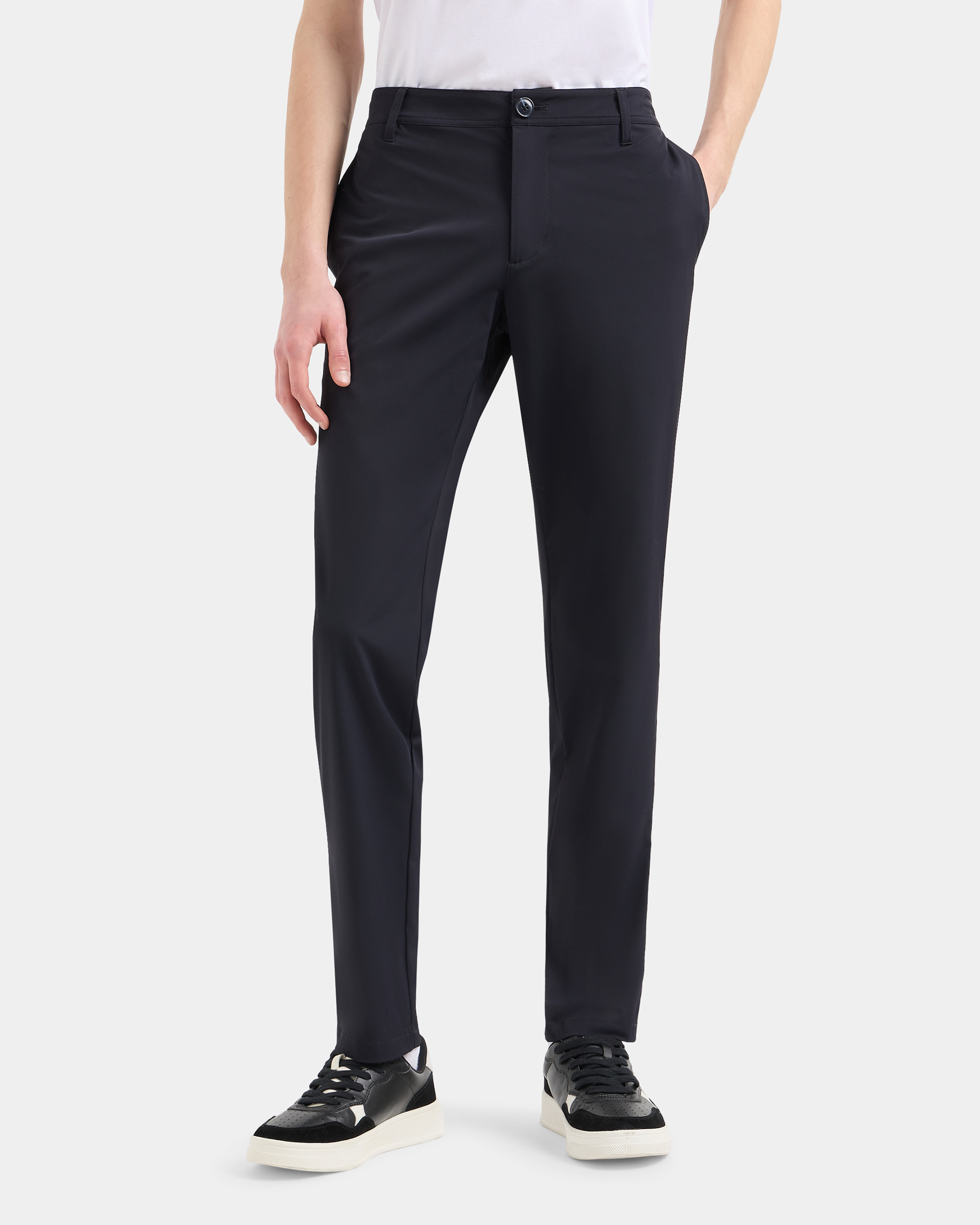 Calças clássicas Armani Exchange 8NZP49 Azul