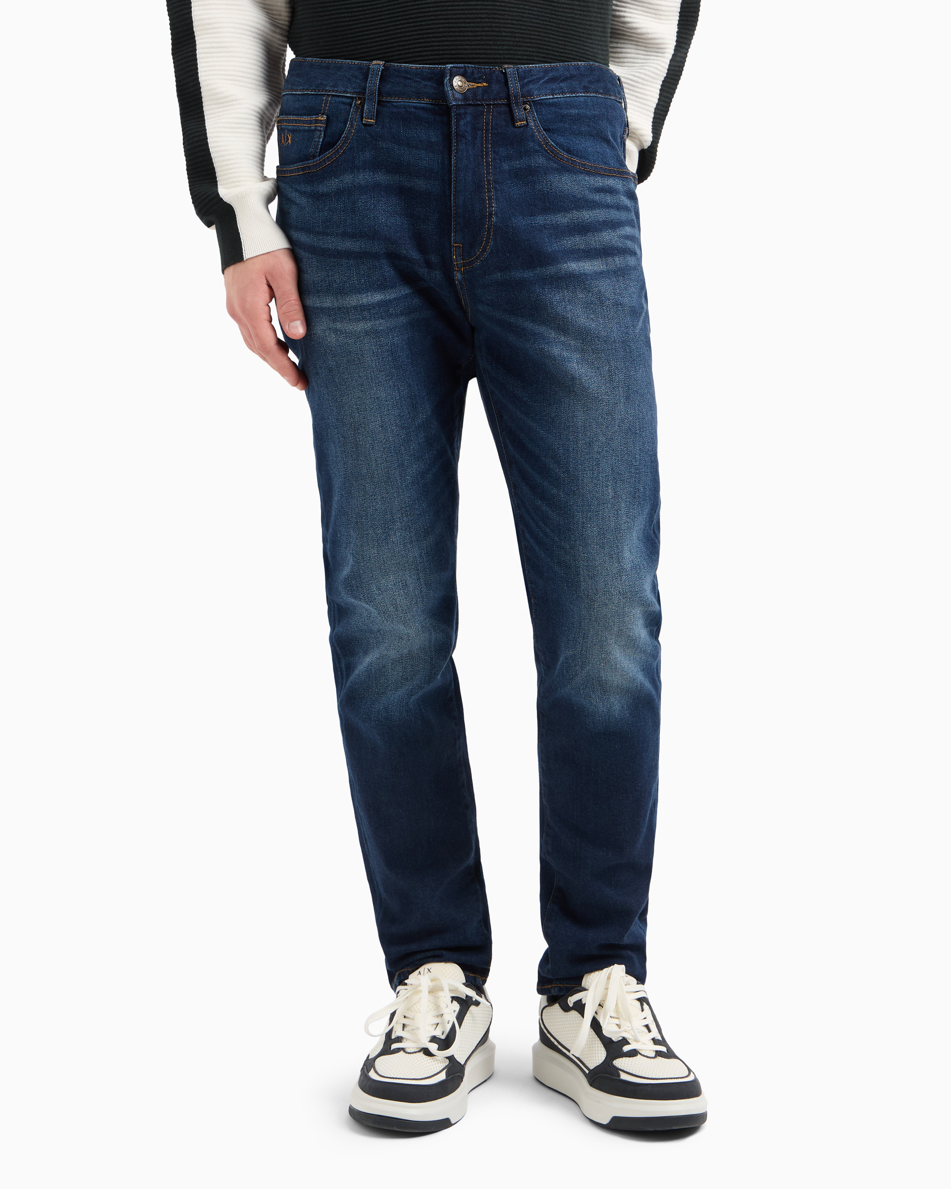 Calças de ganga Armani Exchange XM000070 Azul
