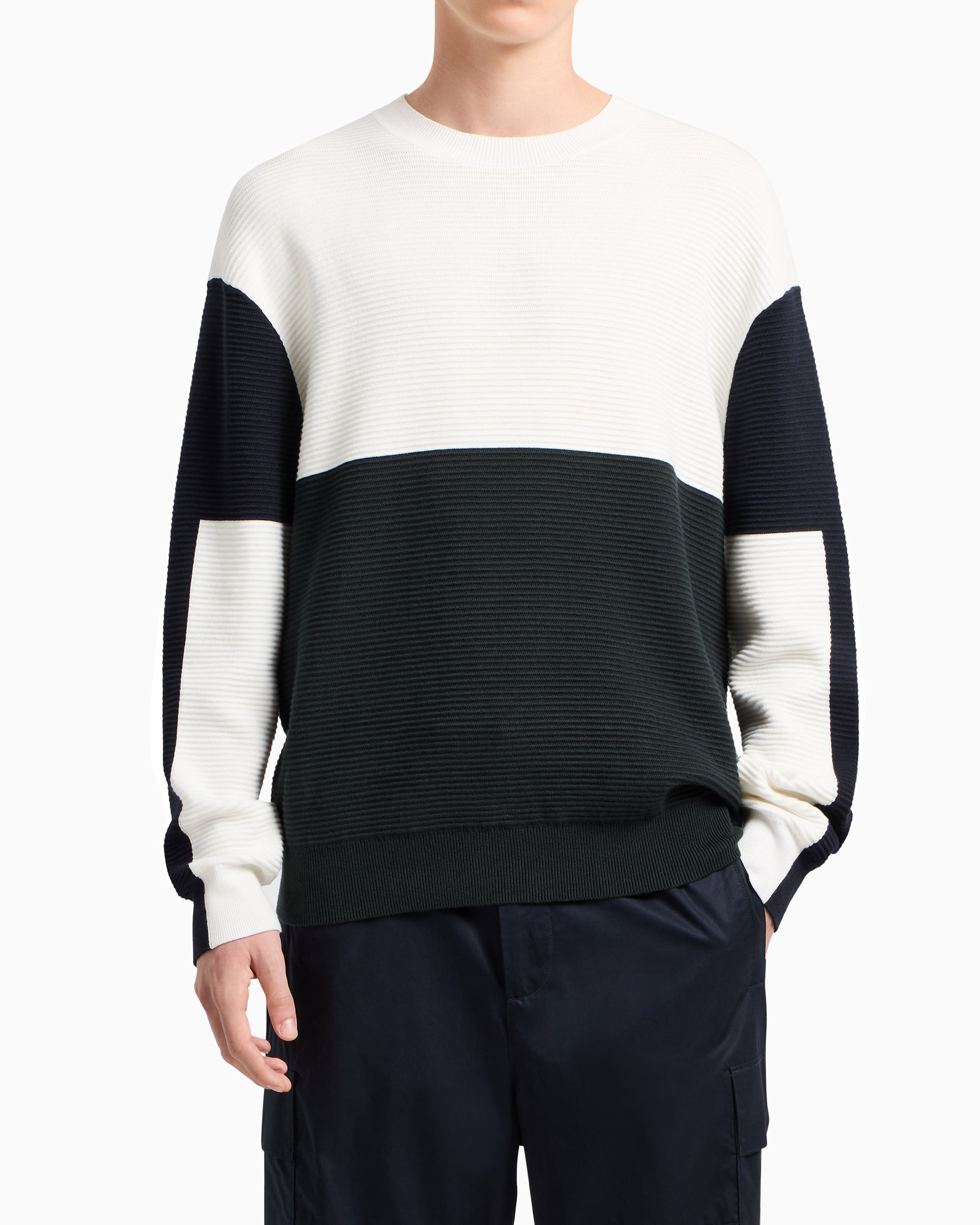 Camisola de malha Armani Exchange XM000174 Branco