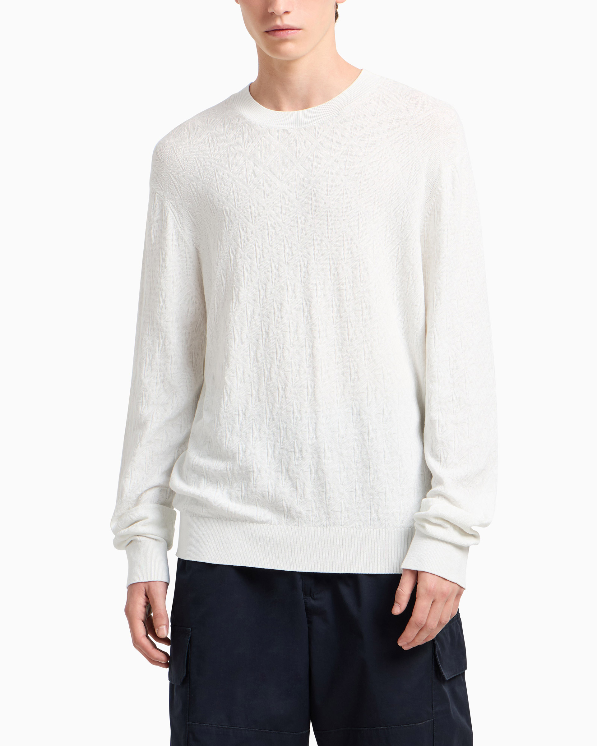 Pullover Armani Exchange XM000176 Branco