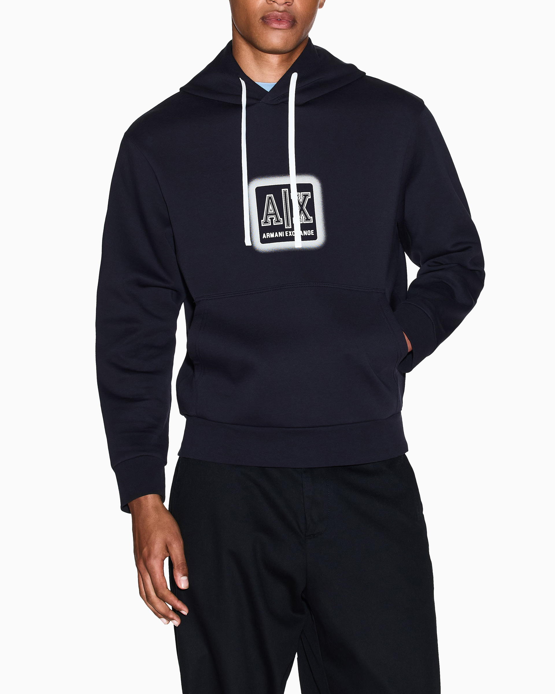 Hoodie Armani Exchange XM000482 Azul