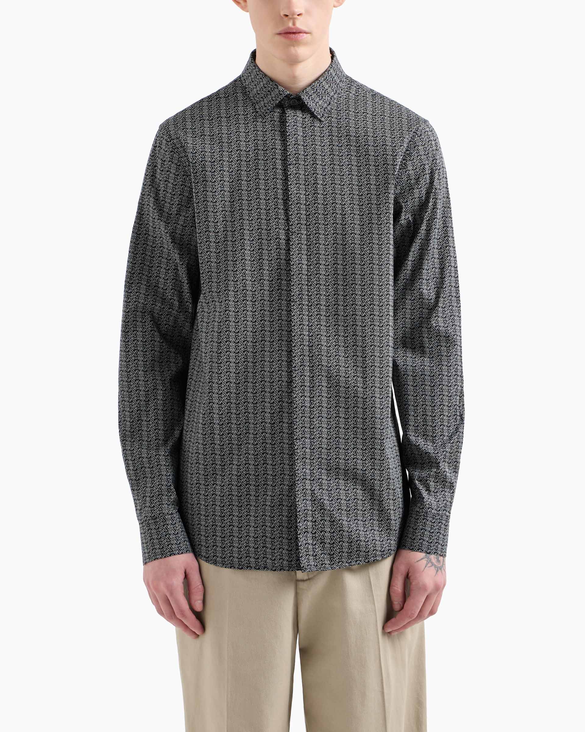Camisa Armani Exchange XM000625 Preto
