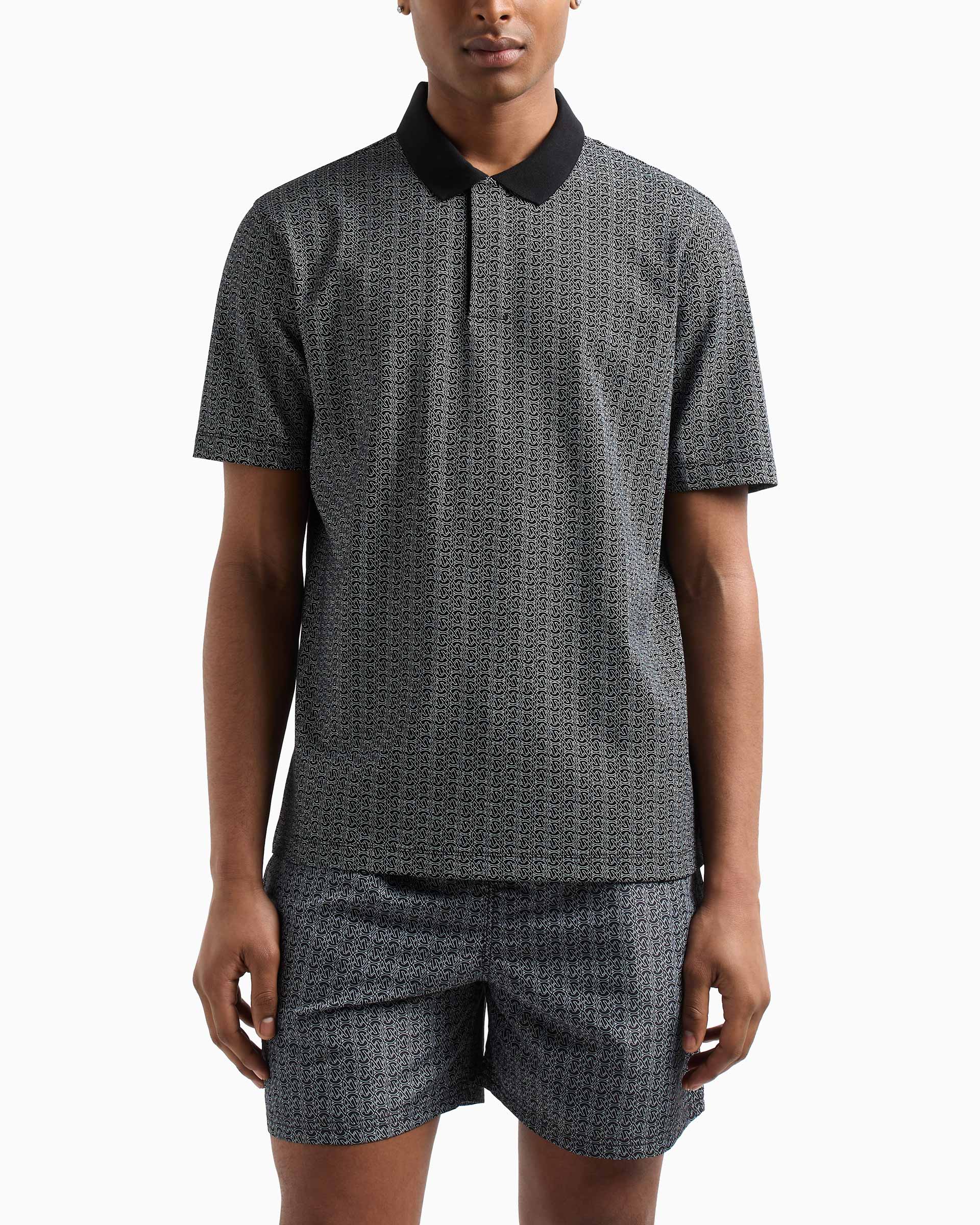 Polo Armani Exchange XM000736 Preto