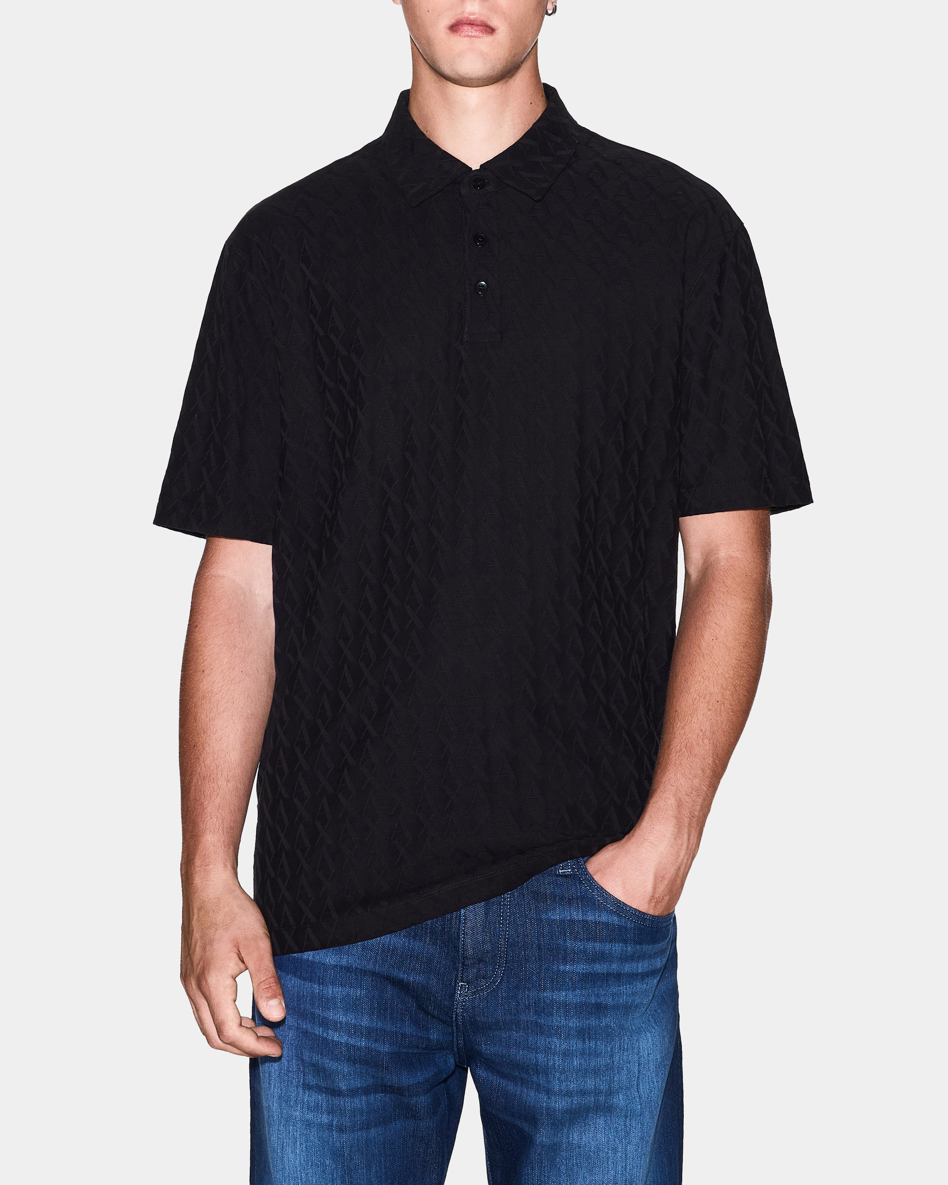 Polo Armani Exchange XM001292 Preto