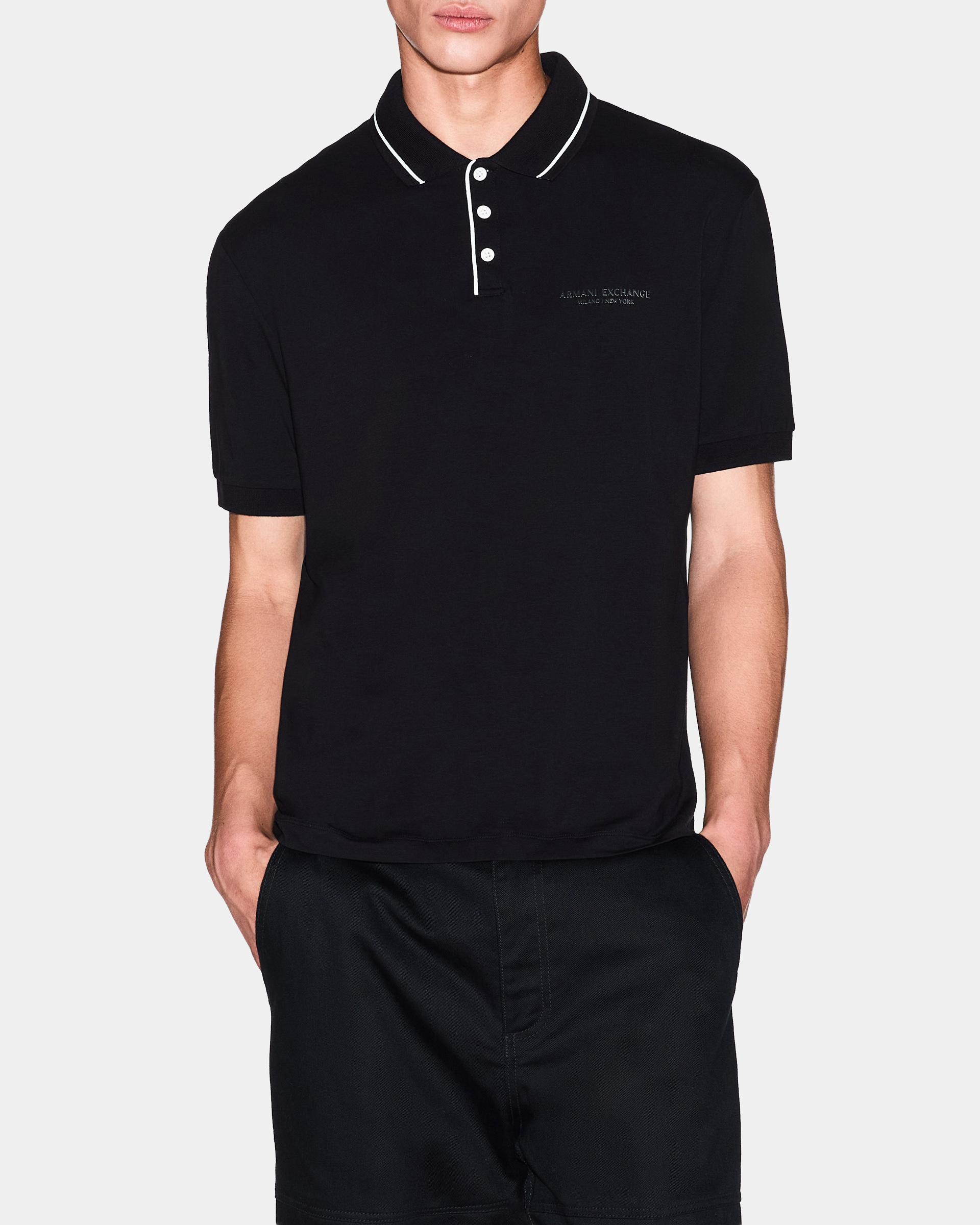 Polo Armani Exchange XM001557 Preto