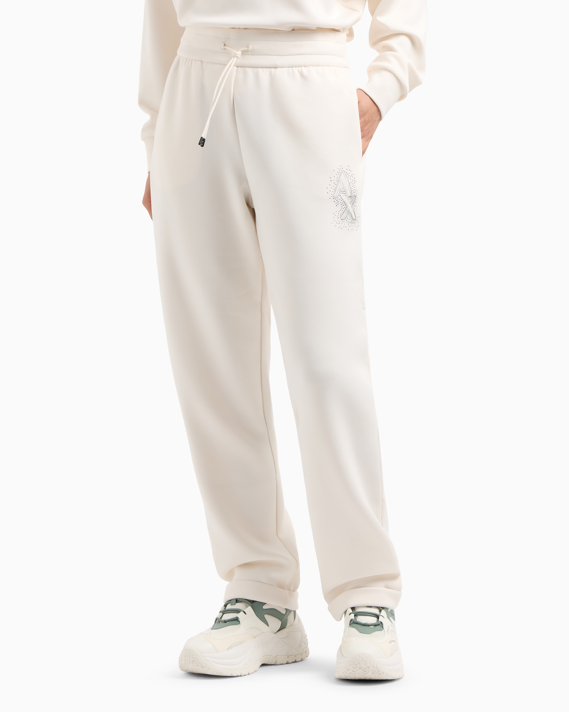 Calças de fato de treino Armani Exchange XW000096 Bege
