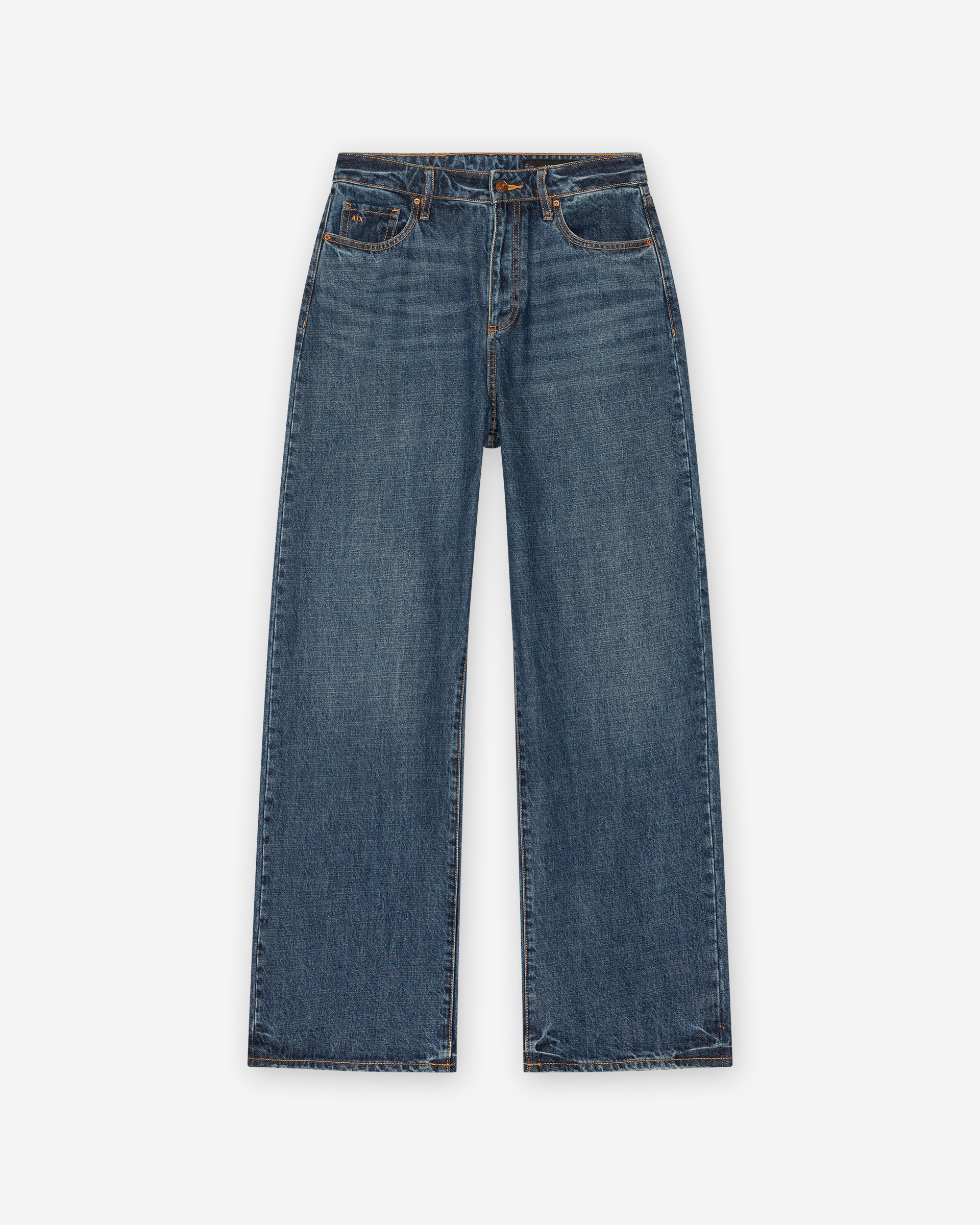 Calças de ganga wide leg Armani Exchange XW000100 Azul