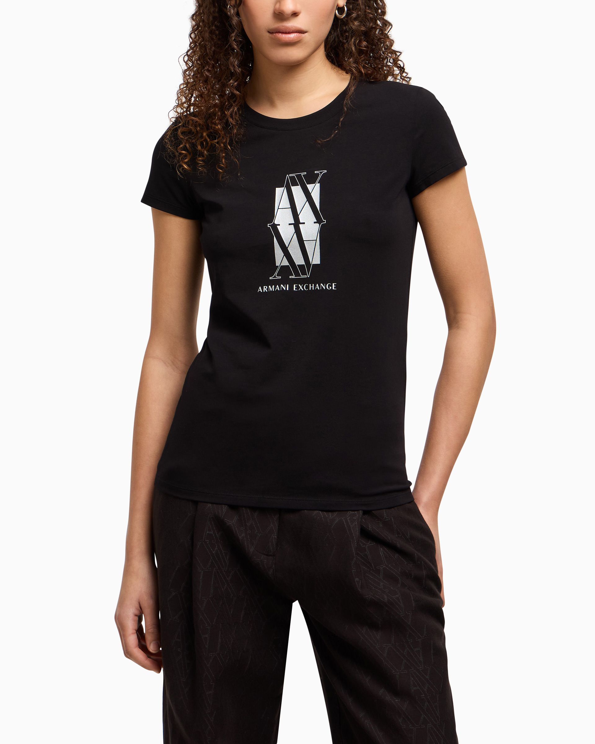 T-shirt Armani Exchange XW000511 Preto