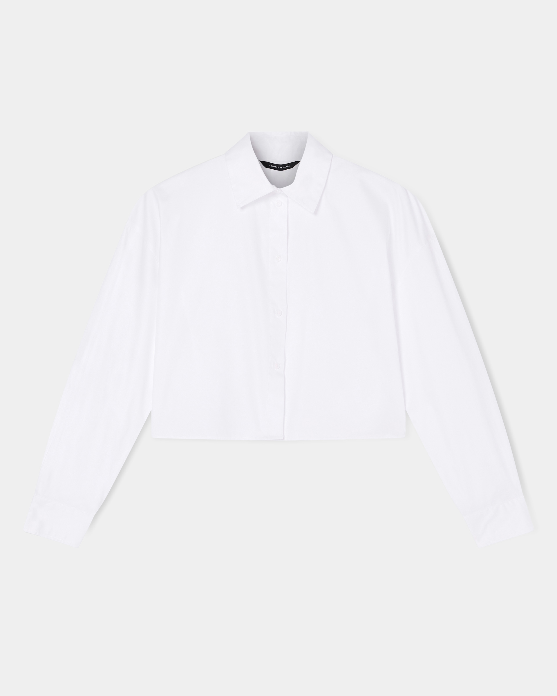 Camisa cropped Armani Exchange XW001798 Branco