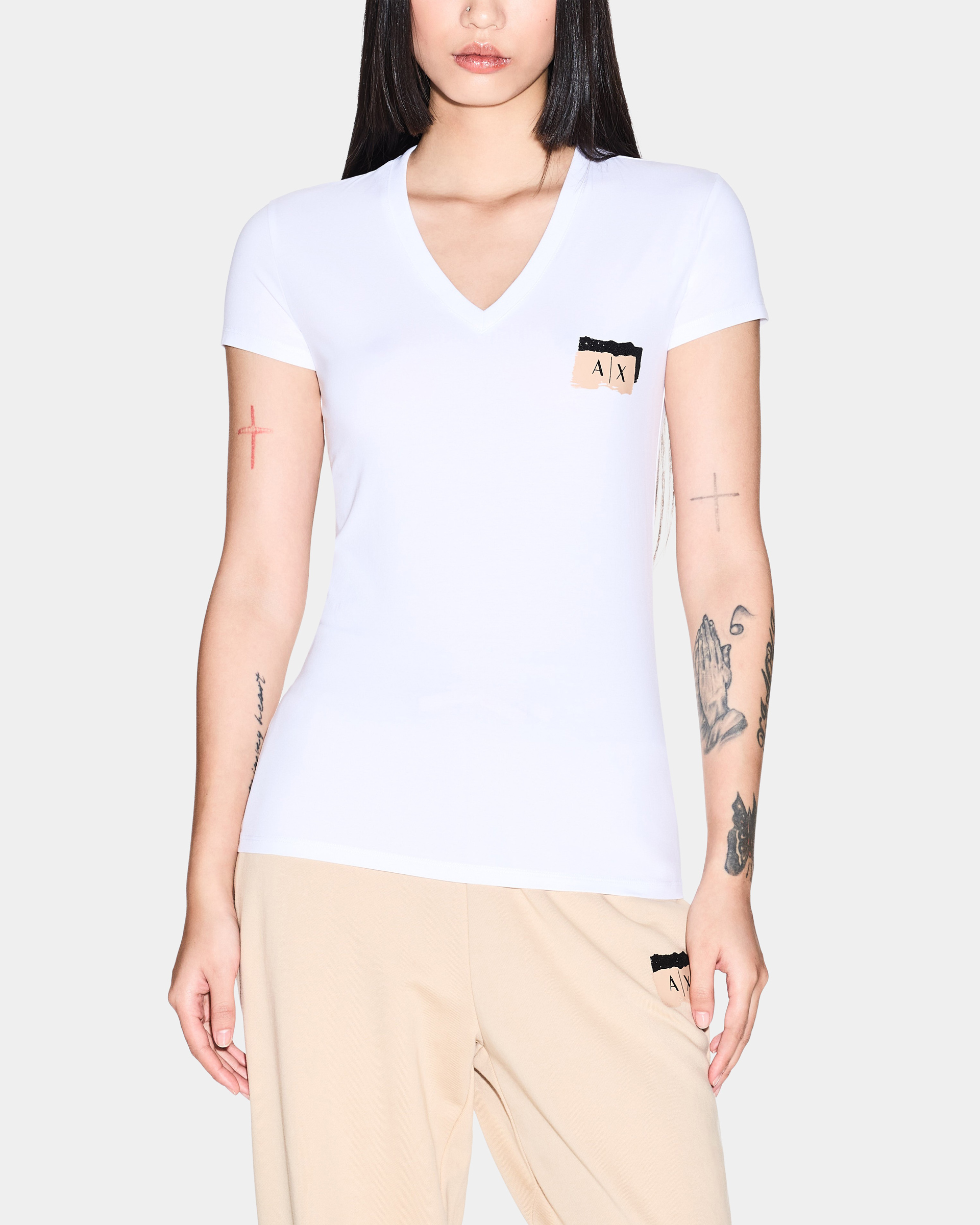 T-shirt Armani Exchange XW001803 Branco