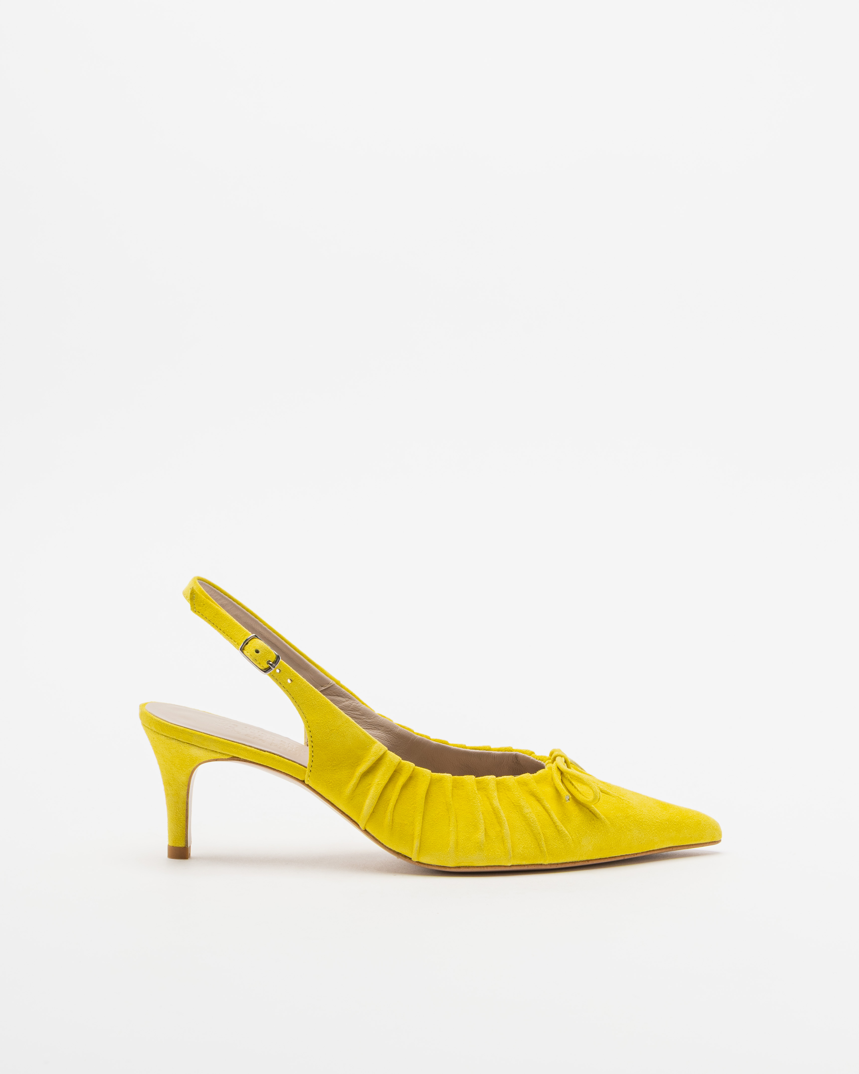 Sapato aberto atrás PROF A33 Amarelo