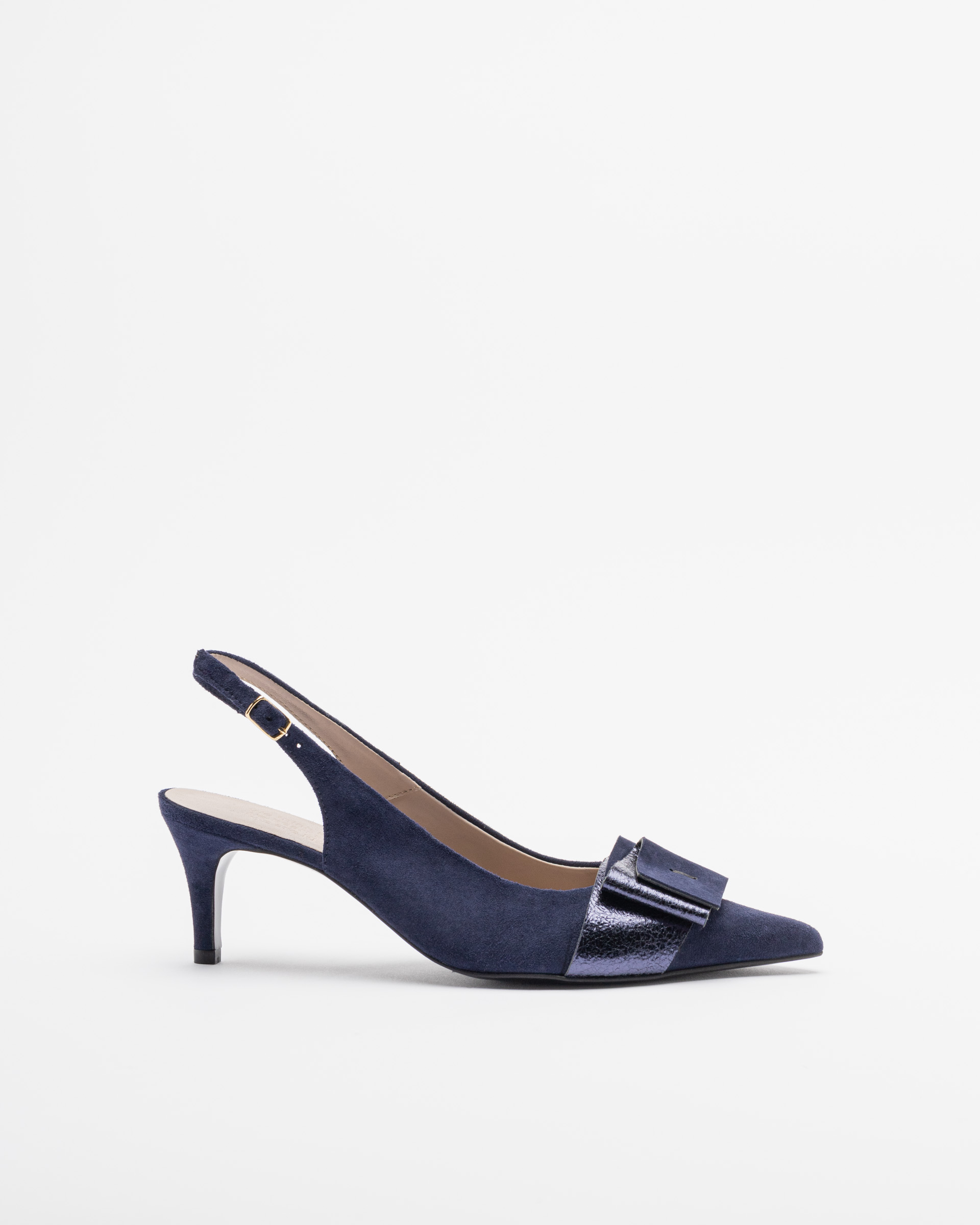 Sapato aberto atrás PROF A36 Azul