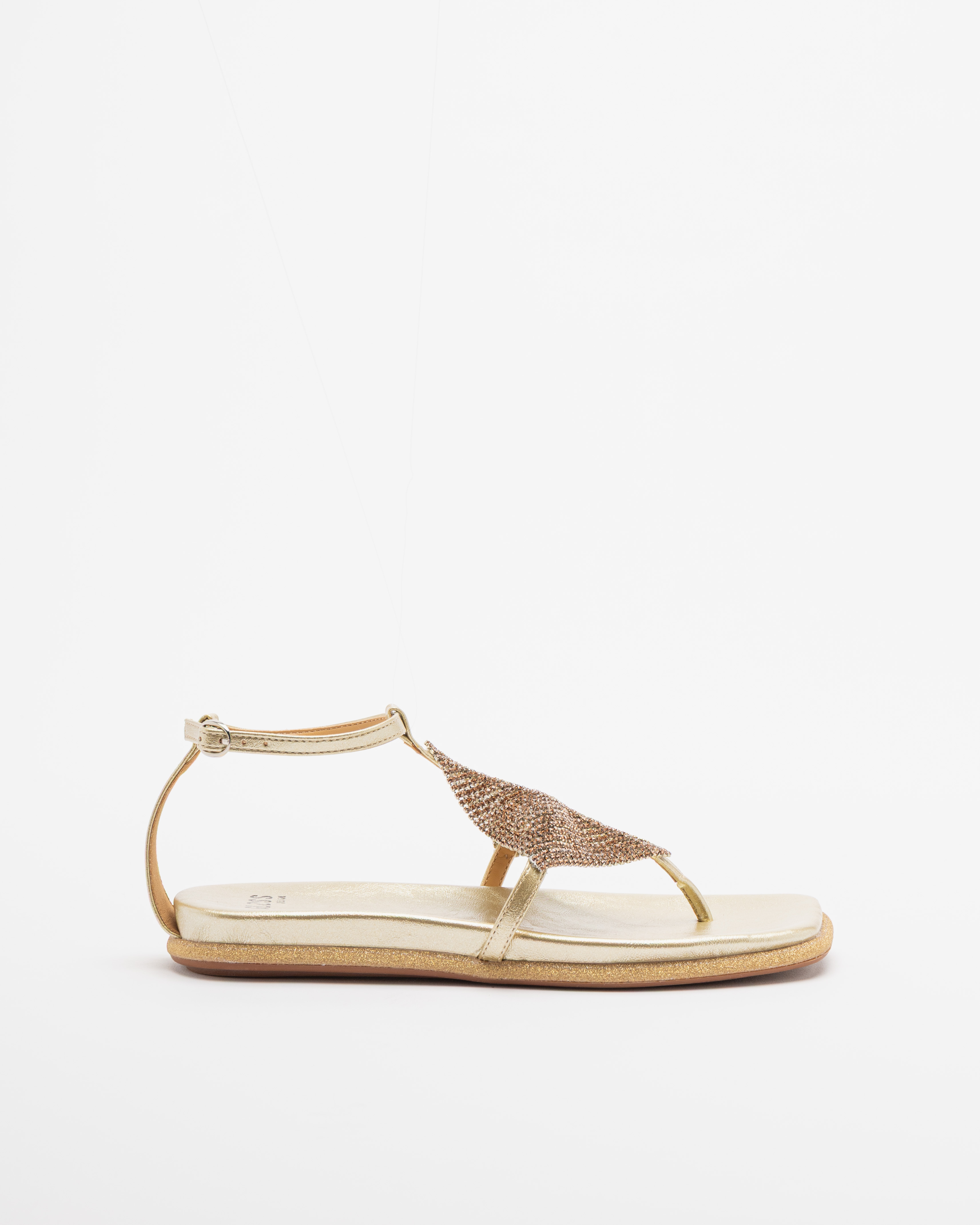 Sandálias rasas Gloss 4M001-3 Dourado