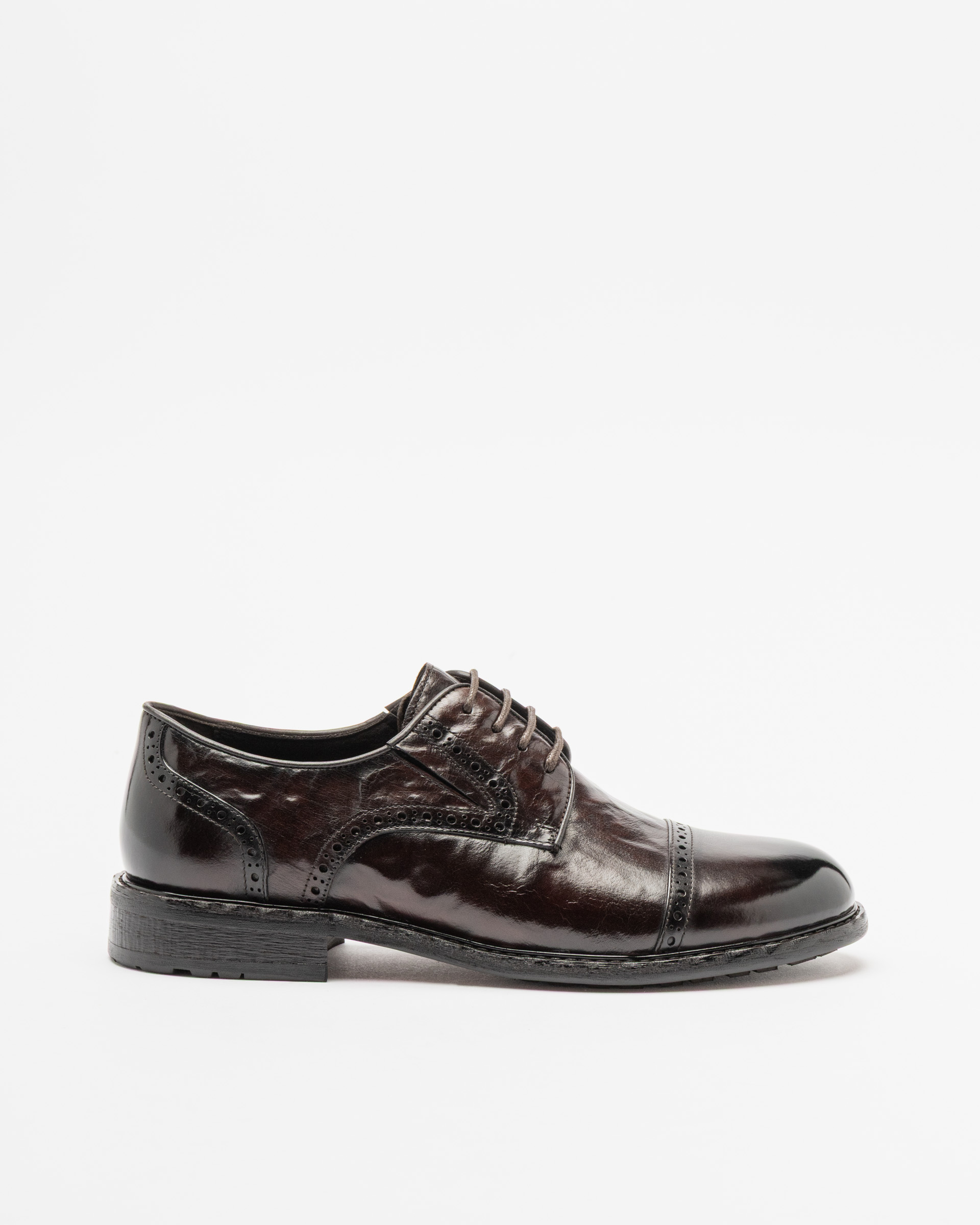 Sapatos derby PROF G490A-B1X5-3 Castanho