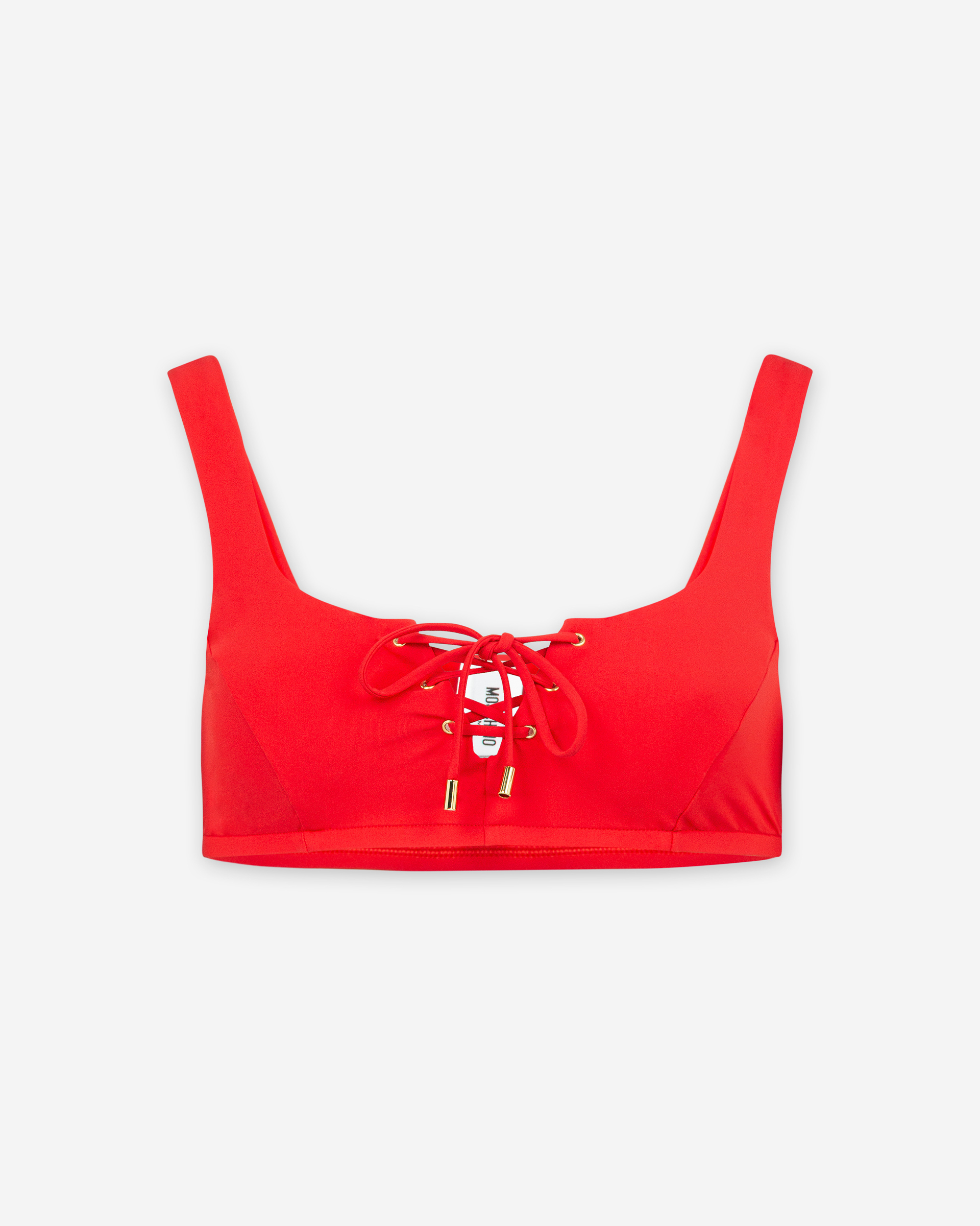 Parte de cima de biquíni Moschino Swim V2A5711 Vermelho