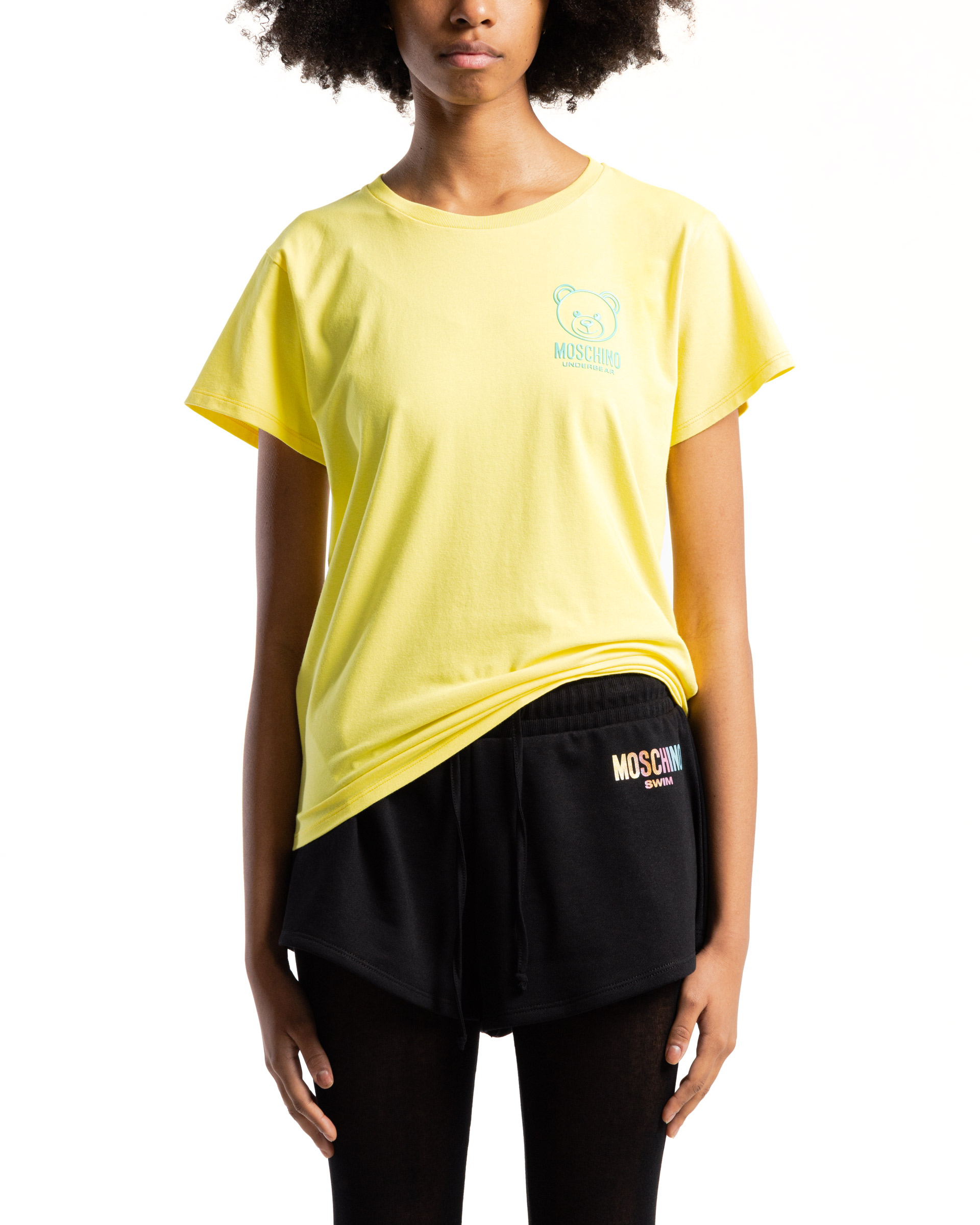 T-shirt Moschino Underwear V6A0703 Amarelo