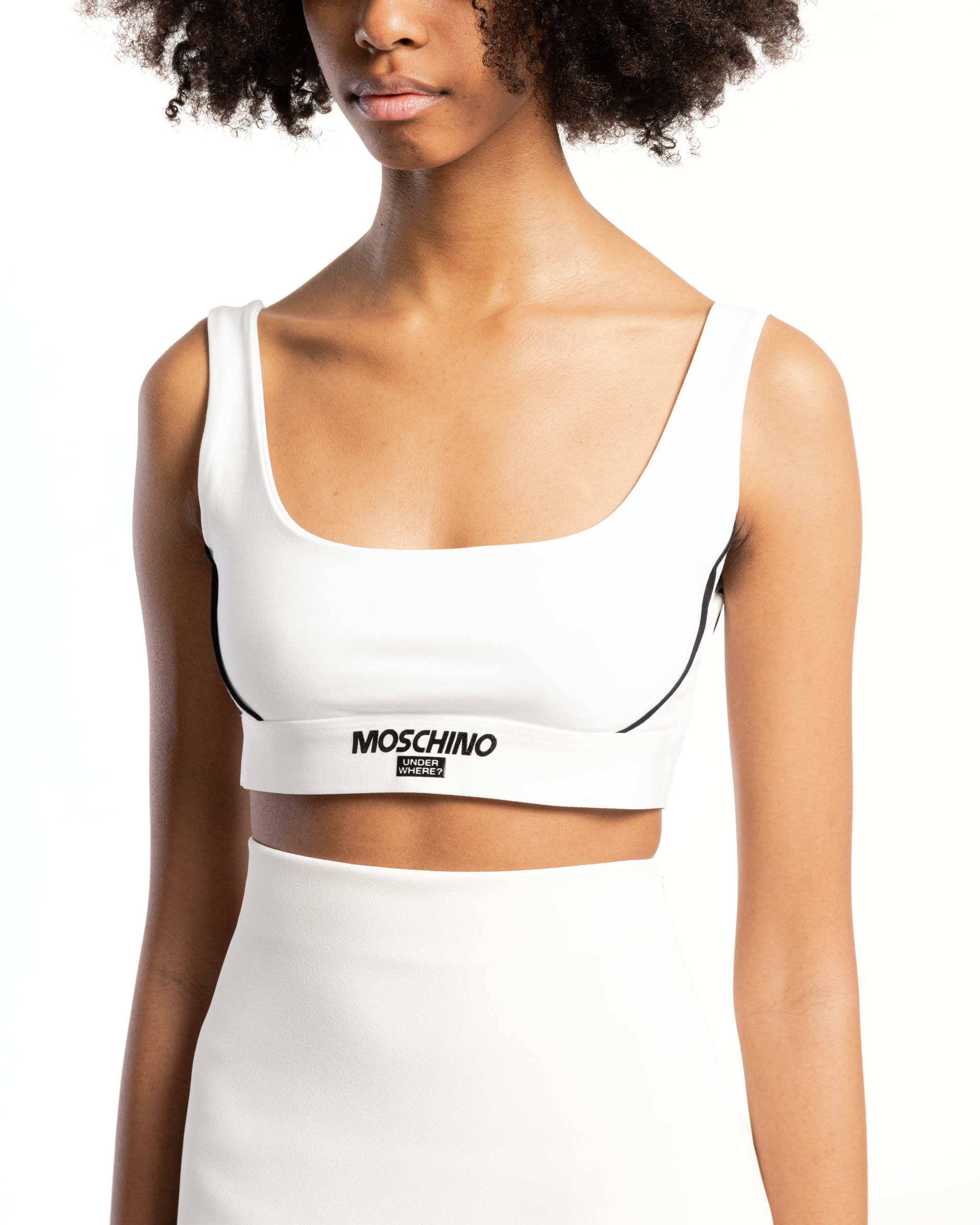 Top desportivo Moschino Underwear V6A0807 Branco