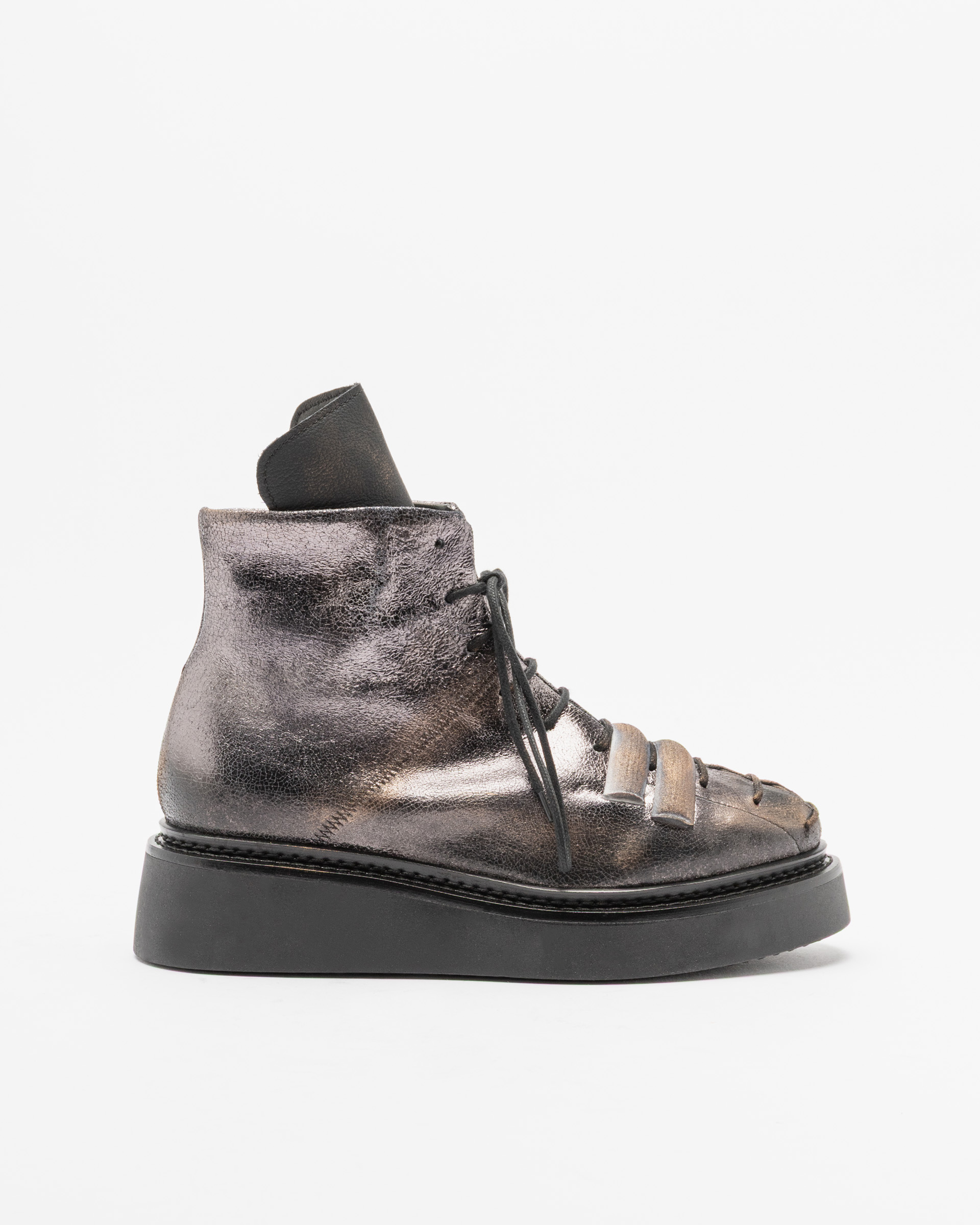 Botins Papucei MAKO Prateado