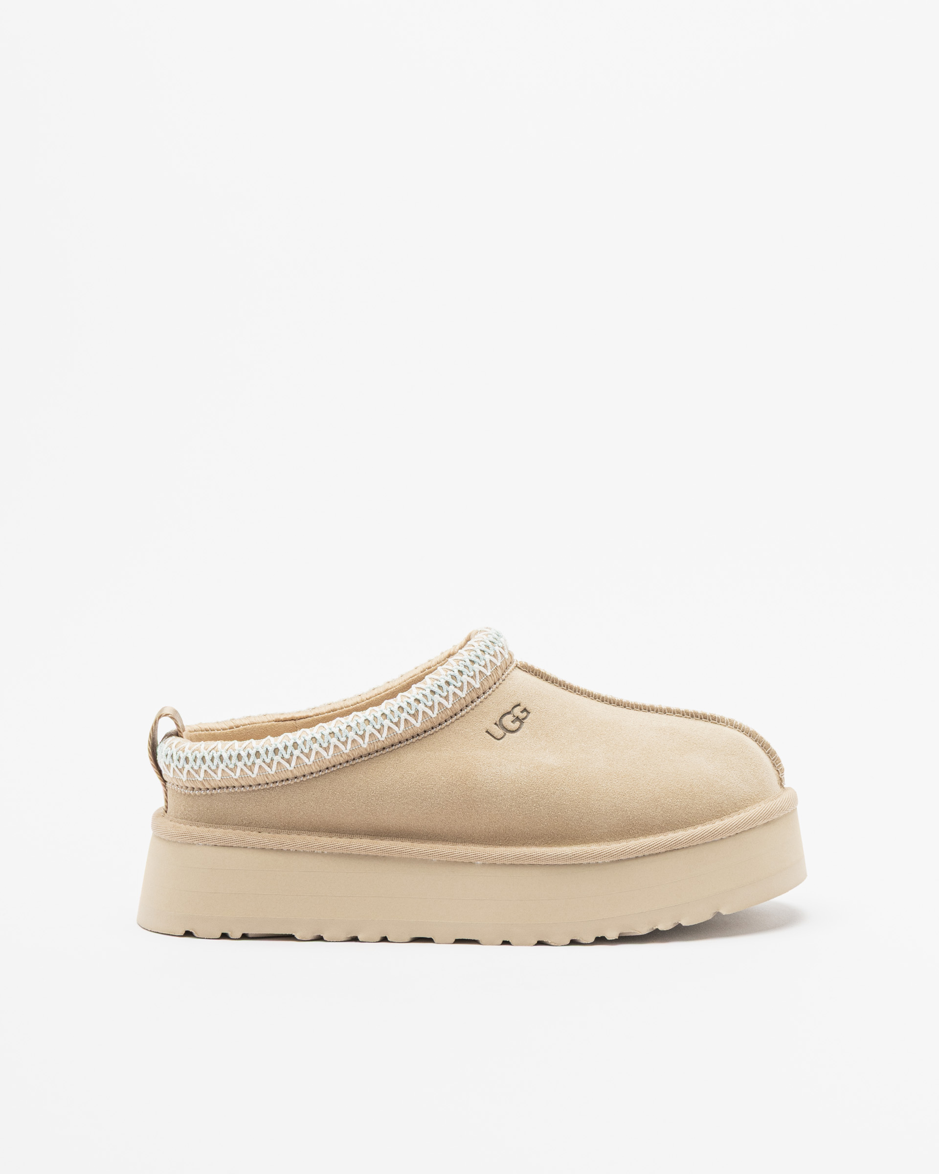 Chinelos de plataforma Ugg Tazz II Bege