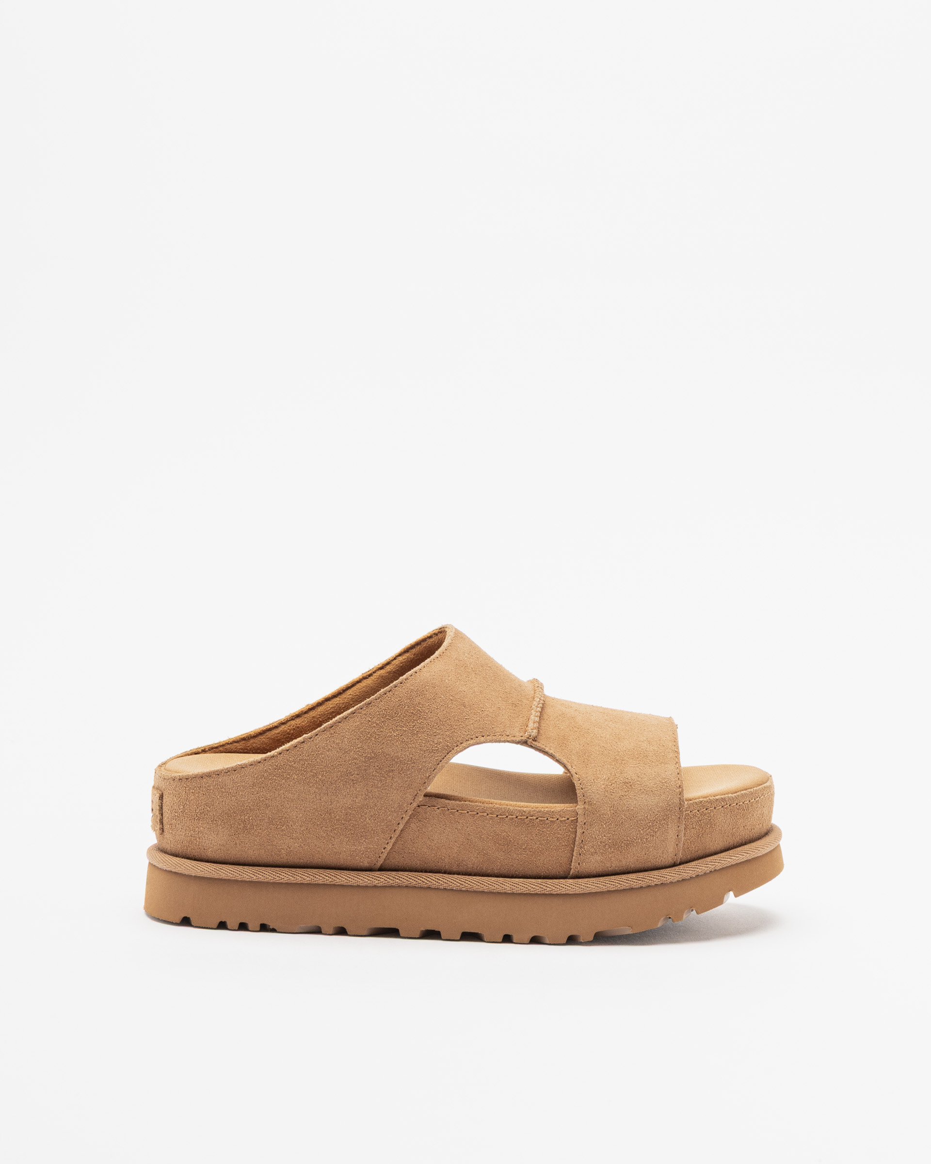Chinelos Ugg Goldenstar Hi Cutout Slide Camel