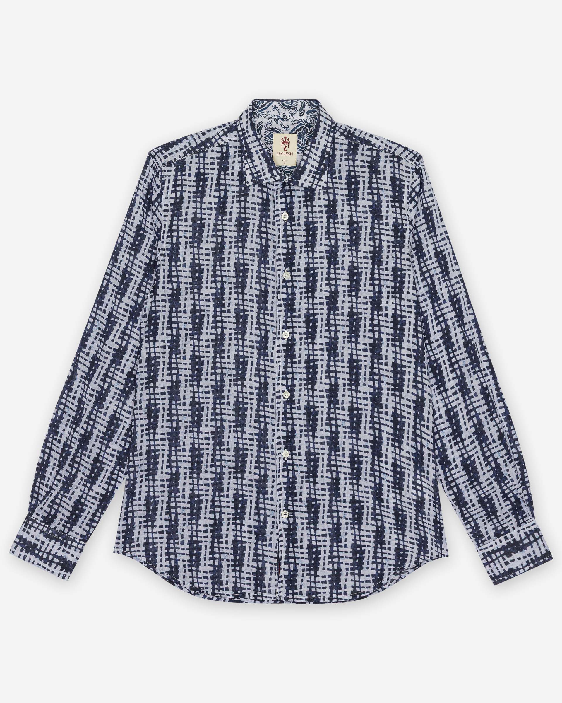 Camisa Ganesh 70000FG Azul