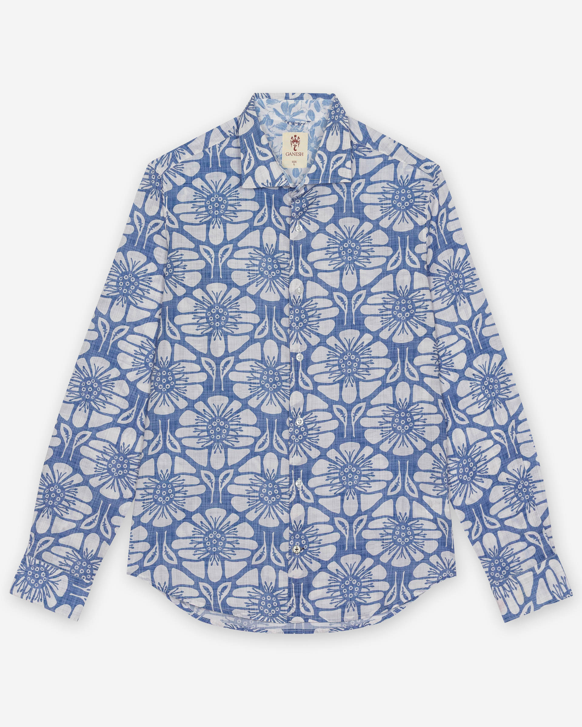 Camisa Ganesh 70000FH Azul