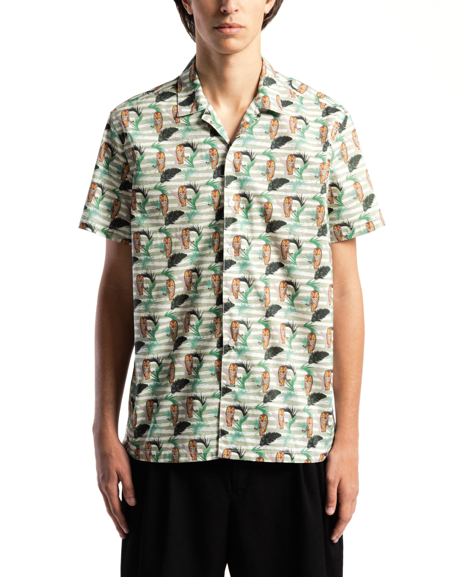 Camisa manga curta Ganesh G74200M Verde