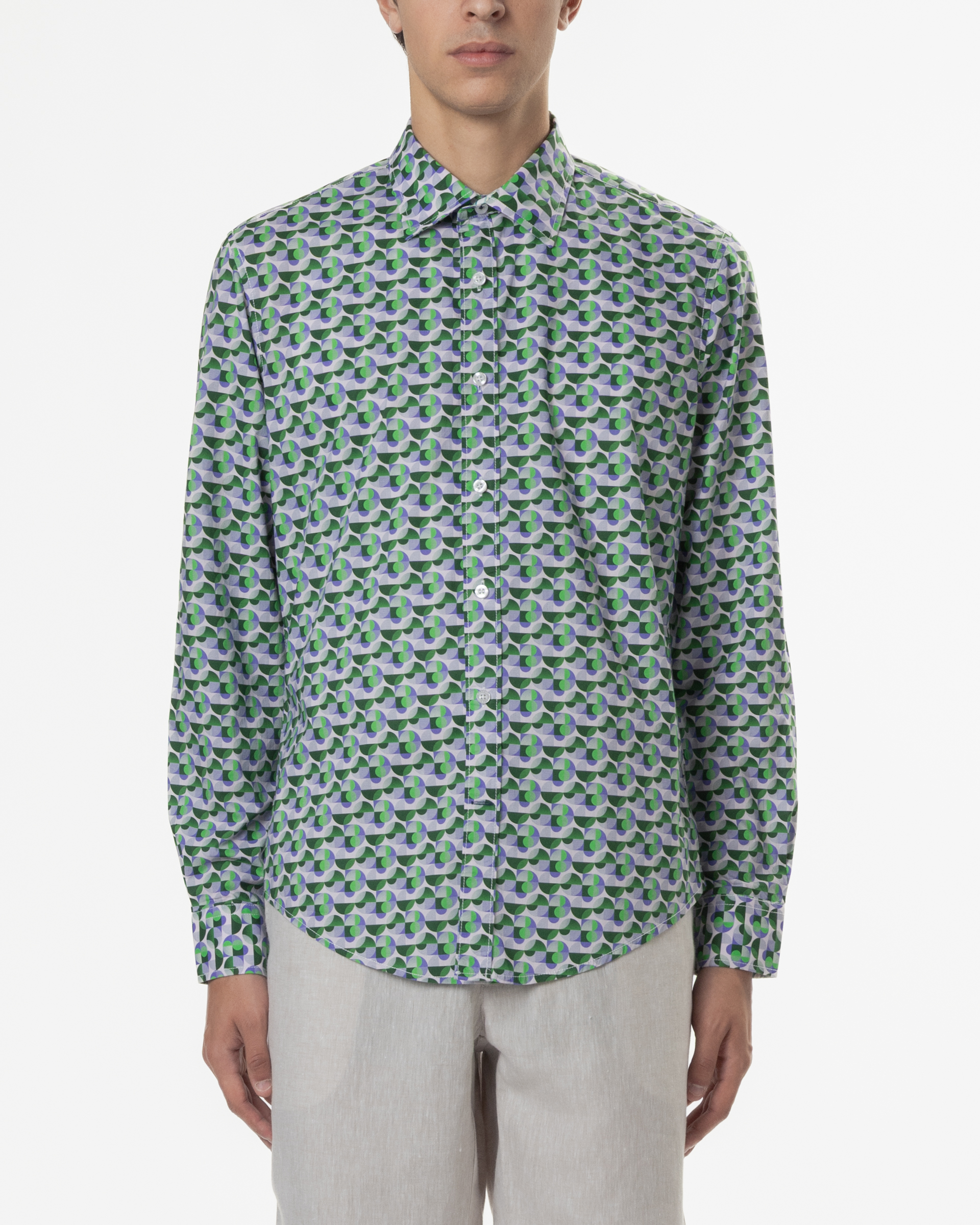 Camisa Ganesh G75700M Verde