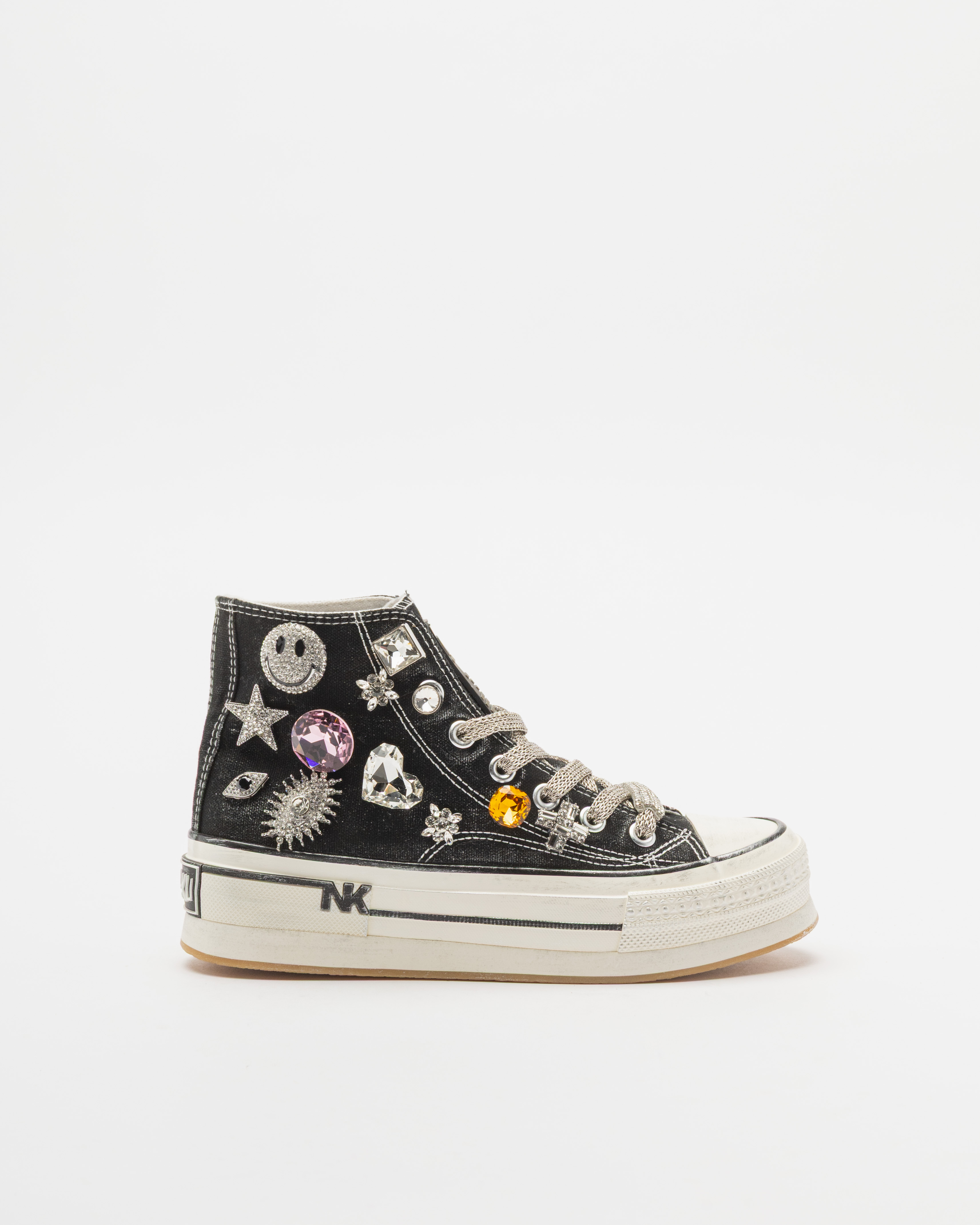 Sapatilhas cano alto Nan-Ku Couture DSA-14 Preto