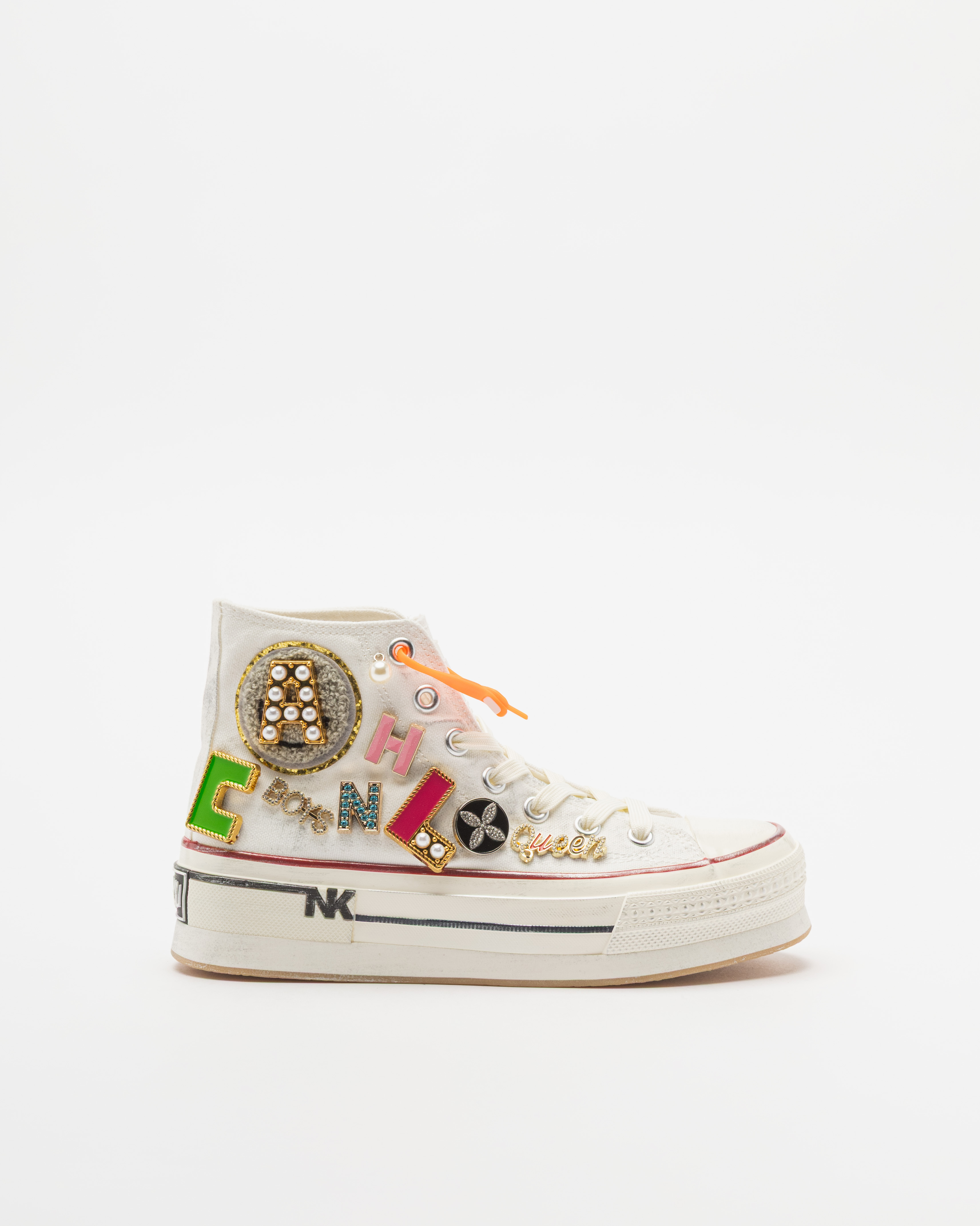 Sapatilhas cano alto Nan-Ku Couture DSA-15 Branco