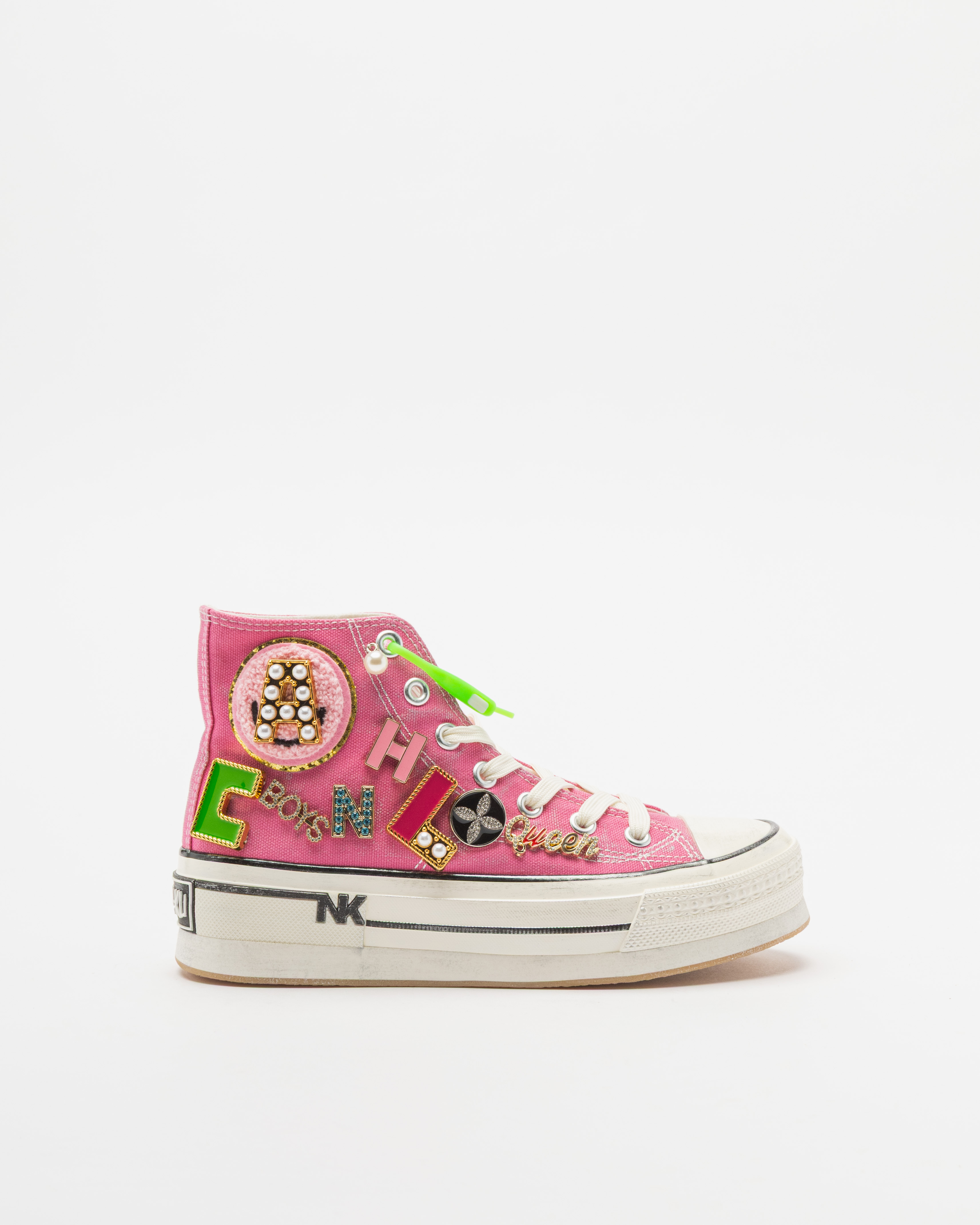 Sapatilhas cano alto Nan-Ku Couture DSA-15 Rosa