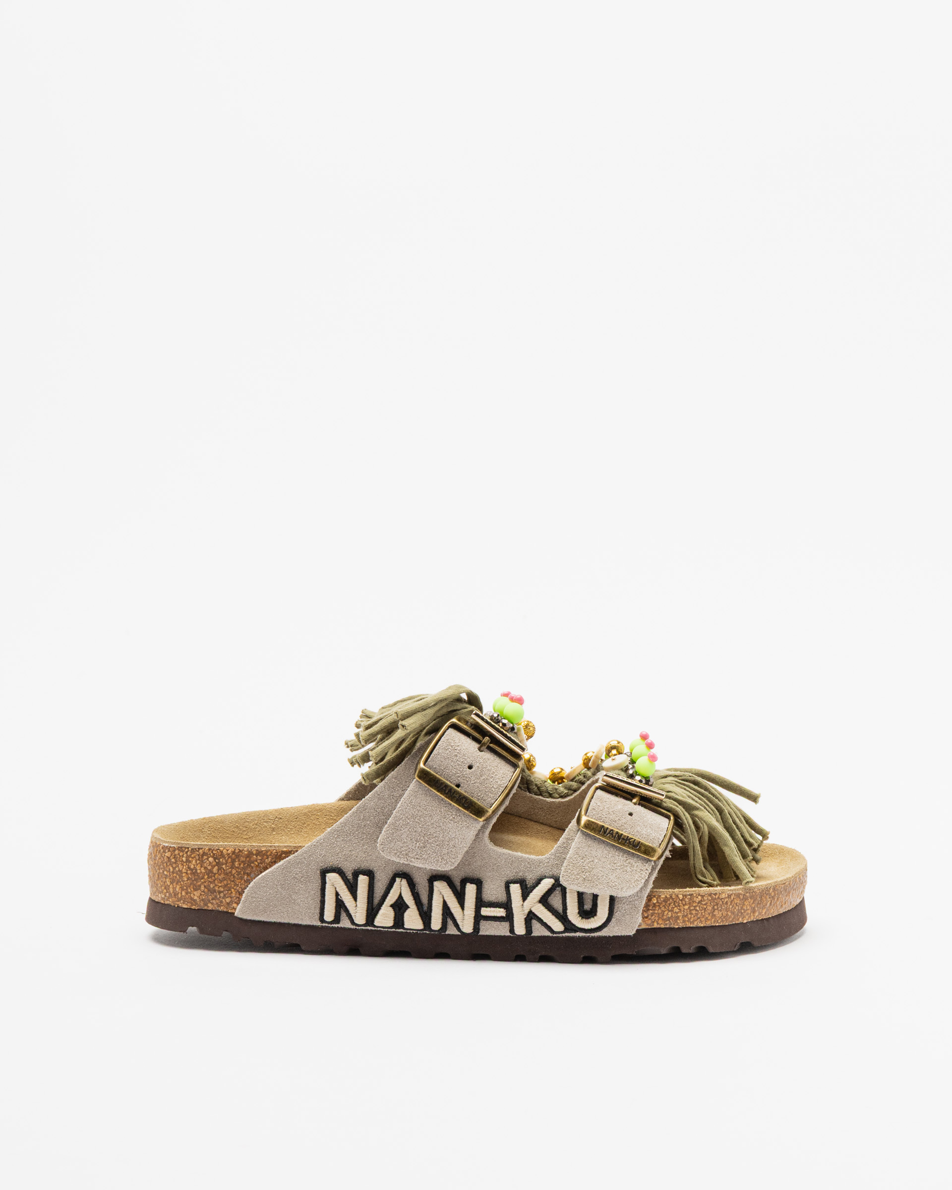 Sandálias Nan-Ku Couture EBK-03 Cinzento
