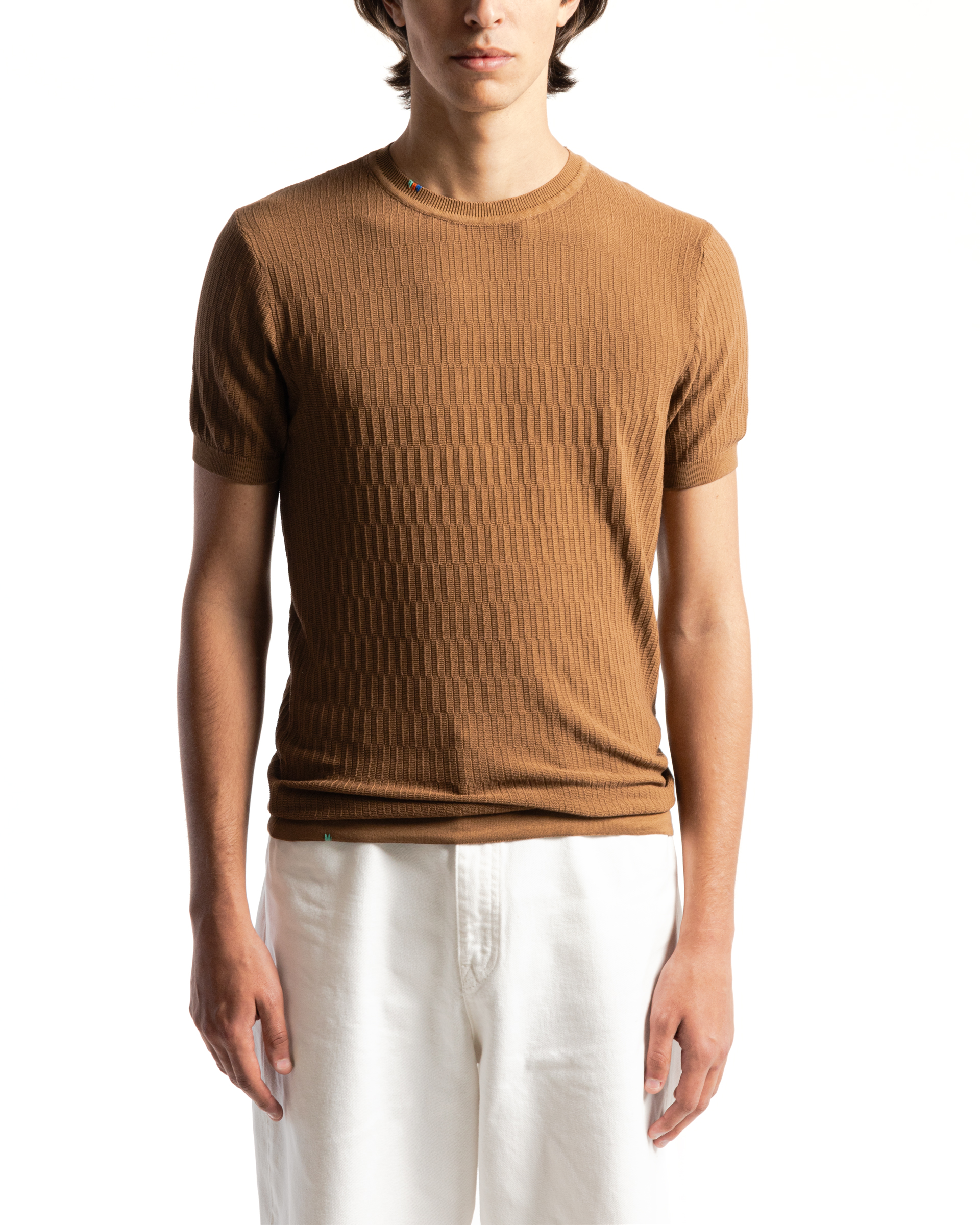 T-shirt BOB LINKS Castanho