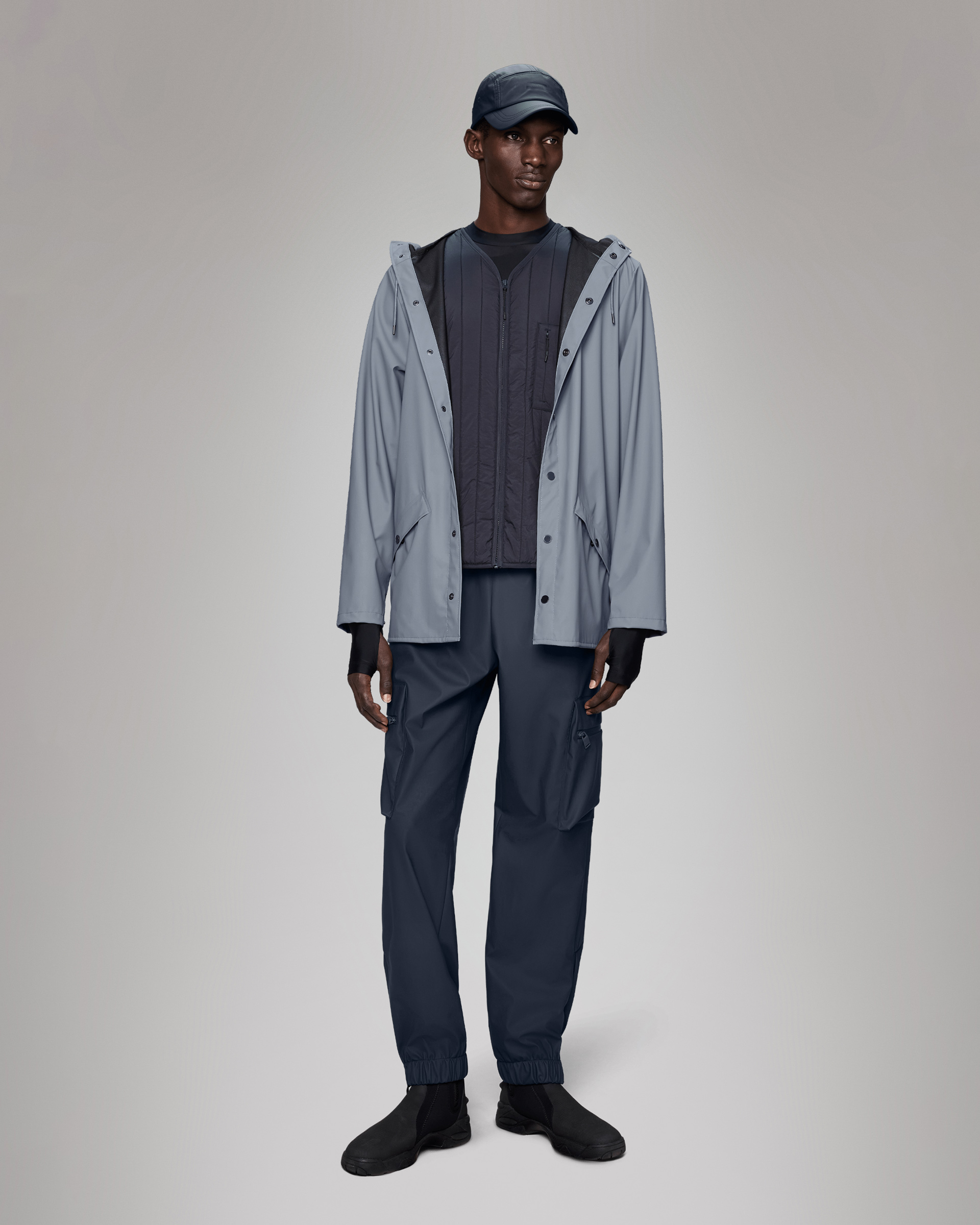 Parka Rains Jacket W3 Azul