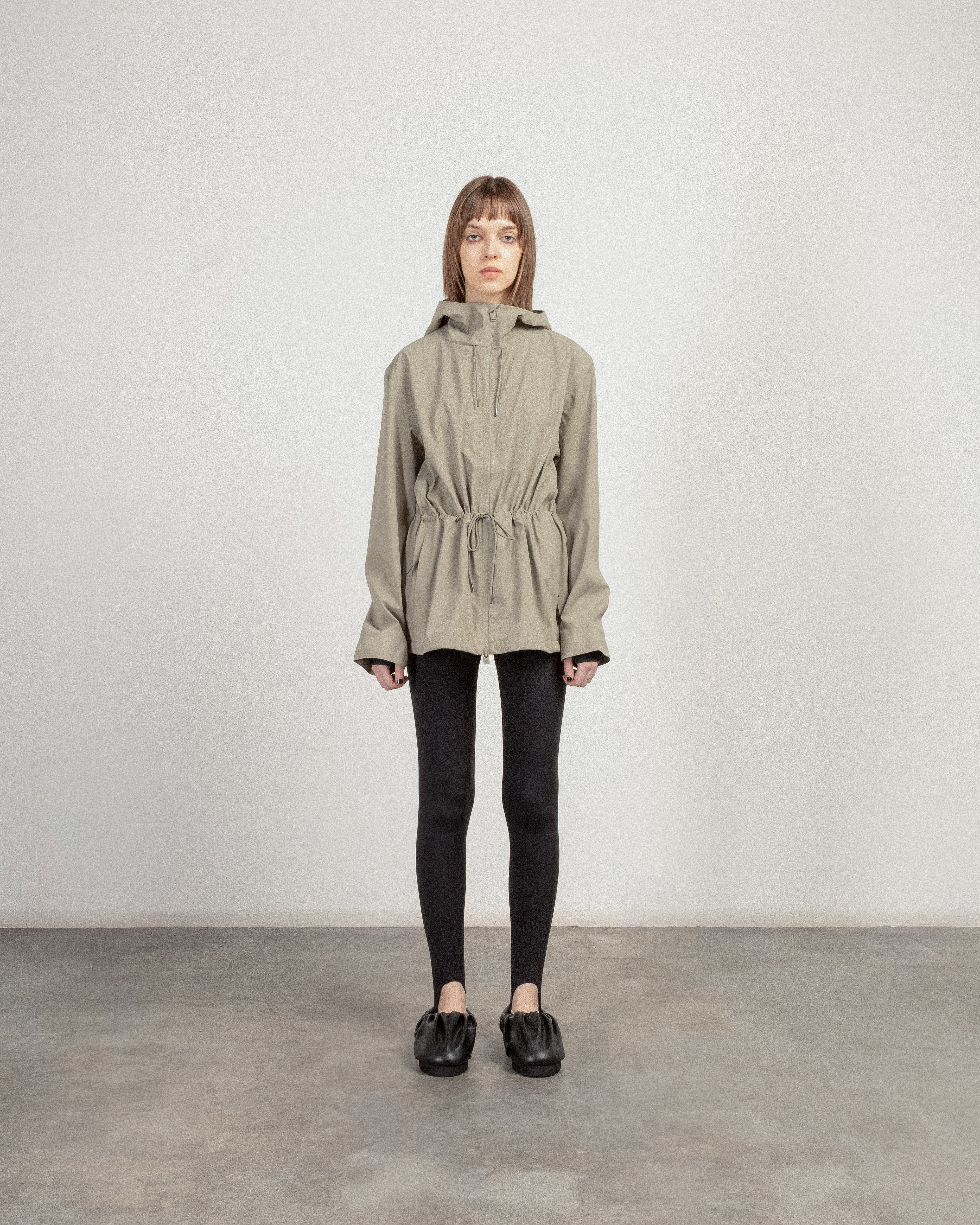 Parka Rains Suva Hardshell String W Jacket Verde
