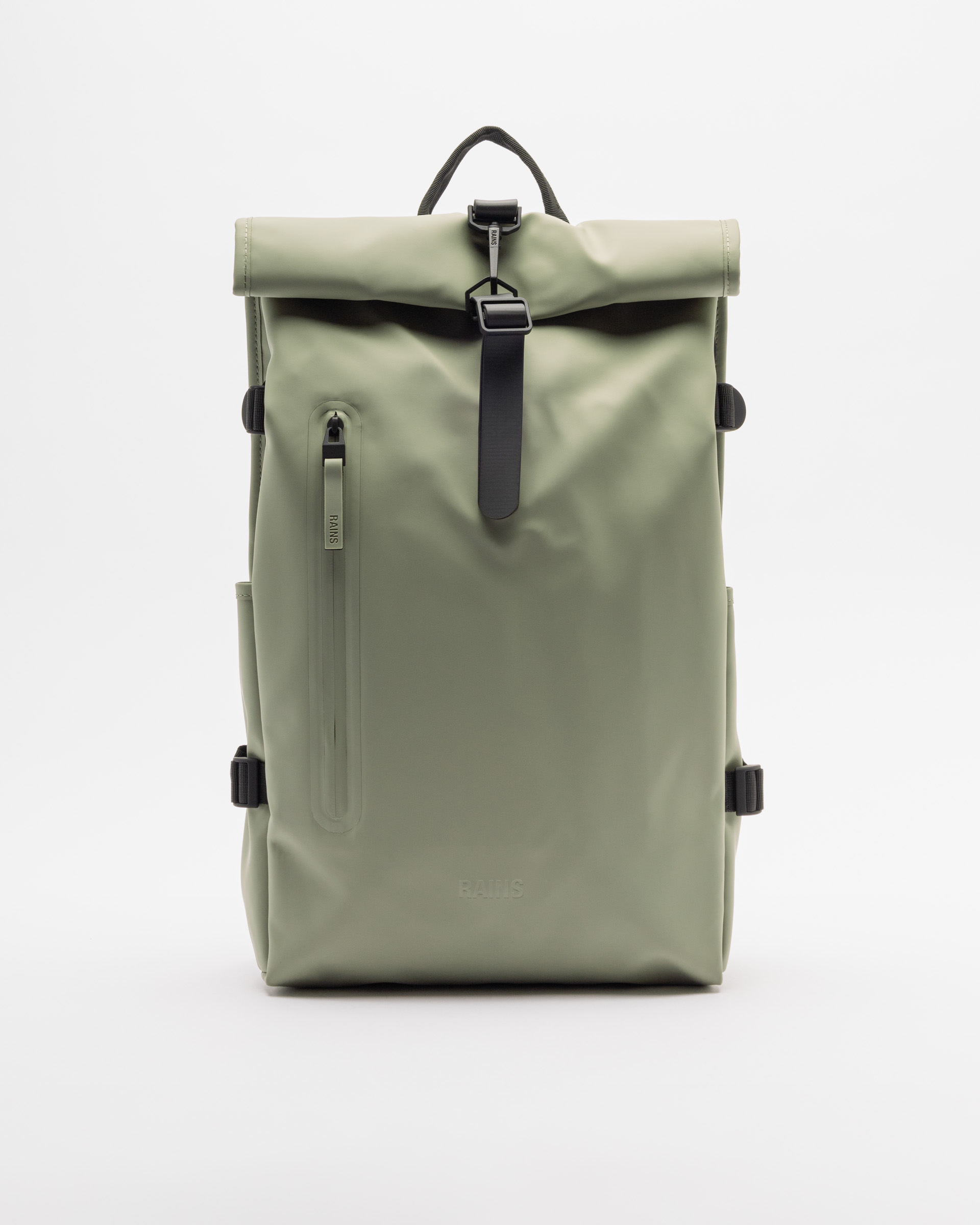 Mochila Rains Rolltop Rucksack Verde