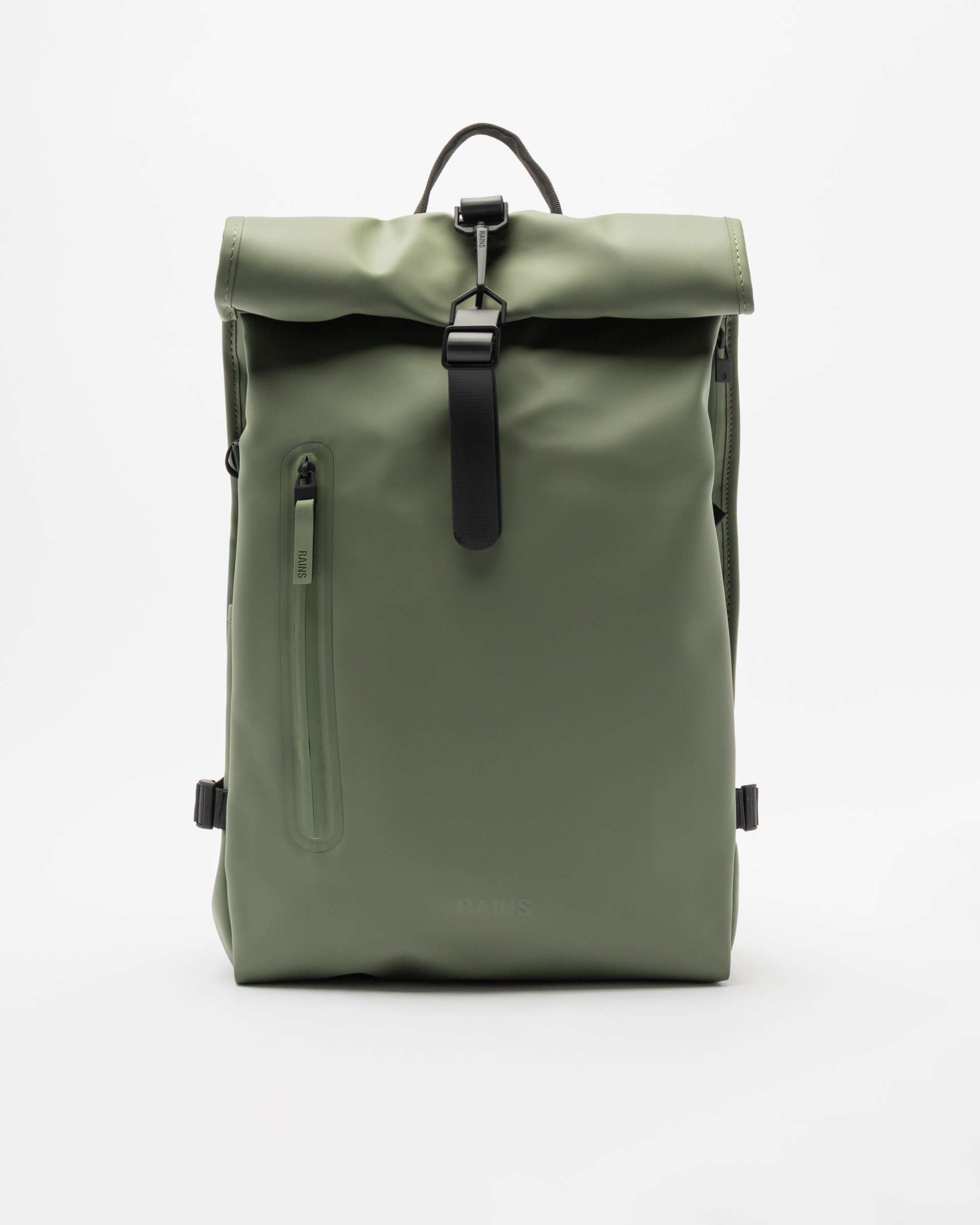 Mochila Rains Rolltop Rucksack Verde