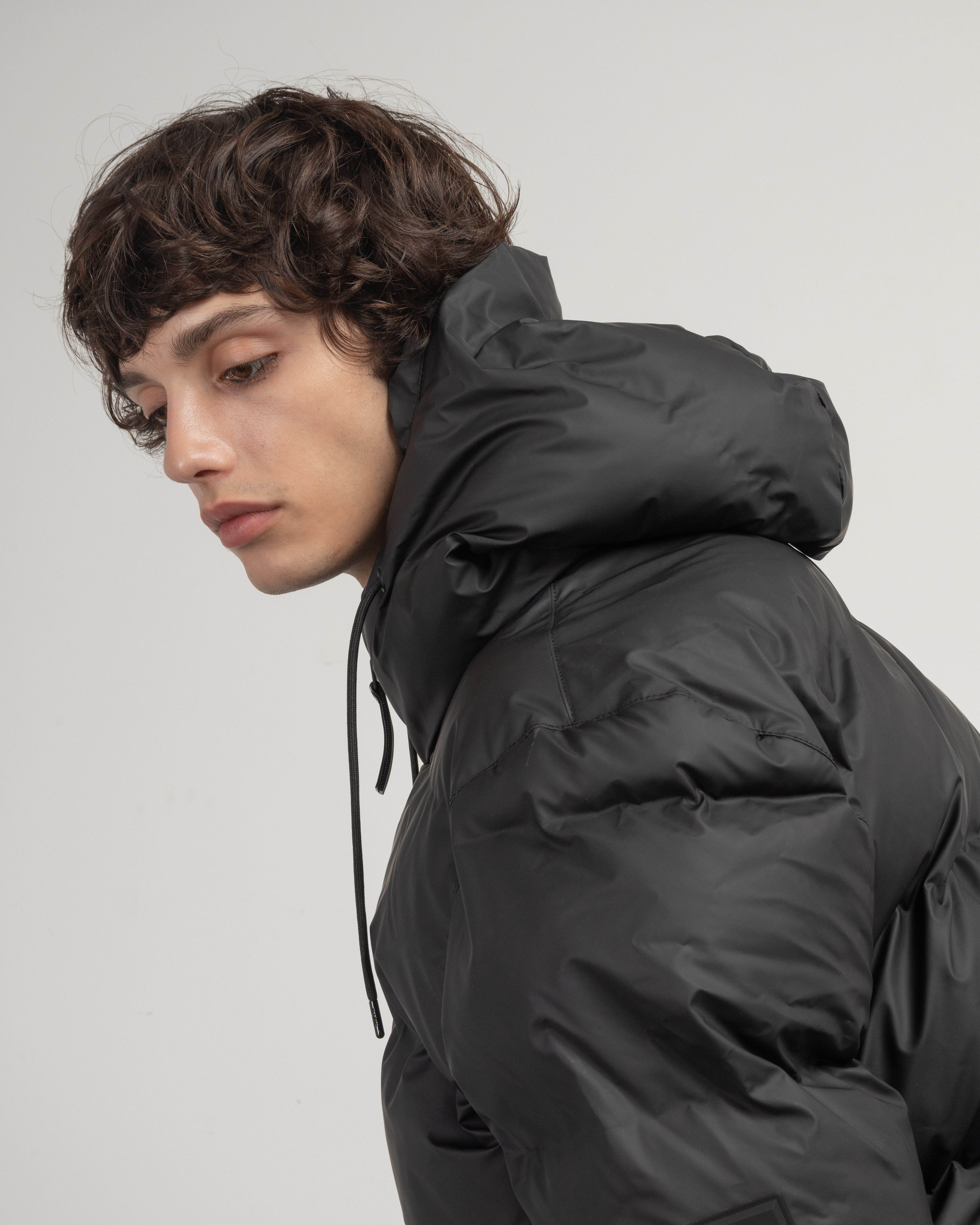 Blusão acolchoado Rains 15120 Preto