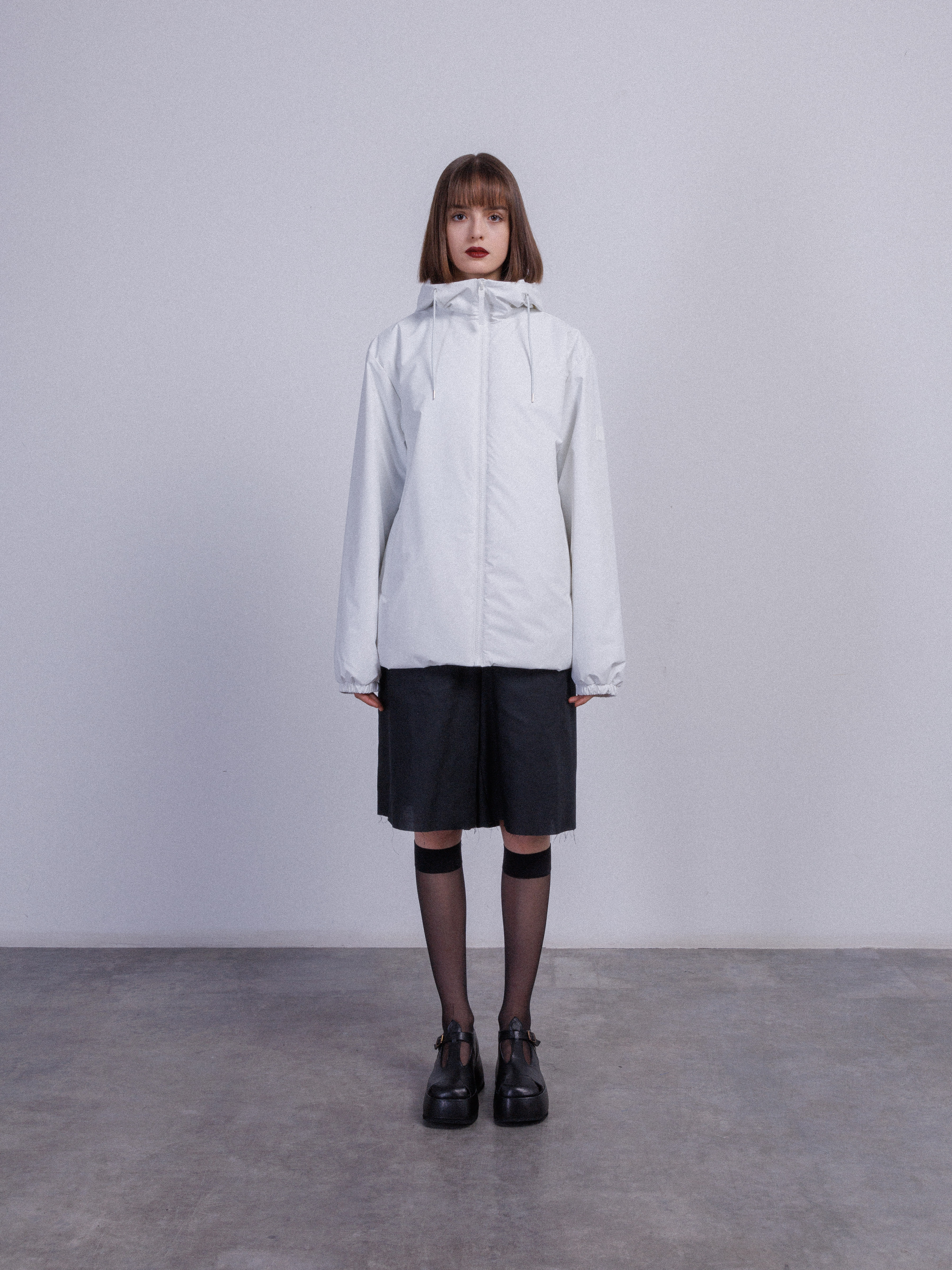 Blusão acolchoado Rains 15770 Branco
