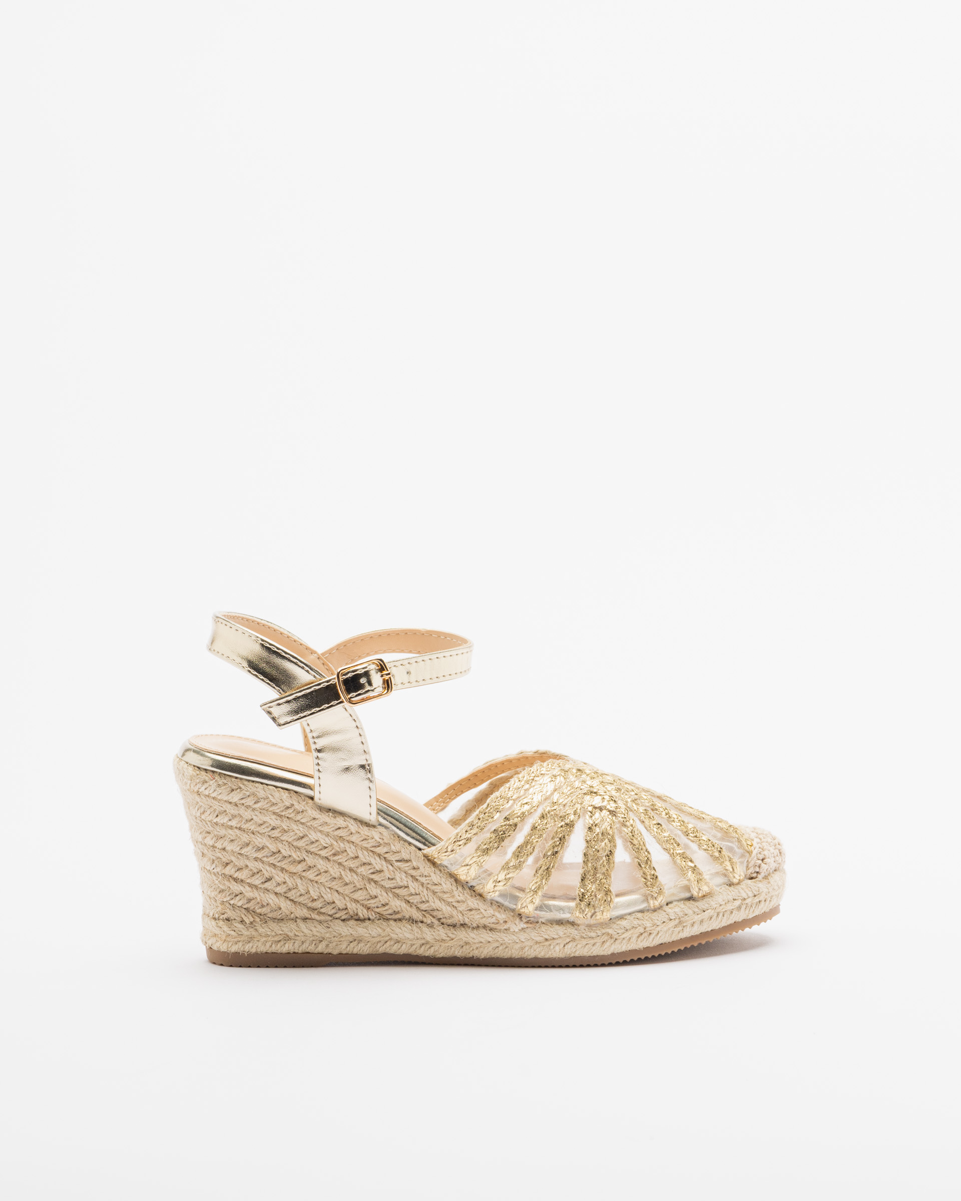 Alpercatas de cunha Gloss MGJSZ22-1 Dourado