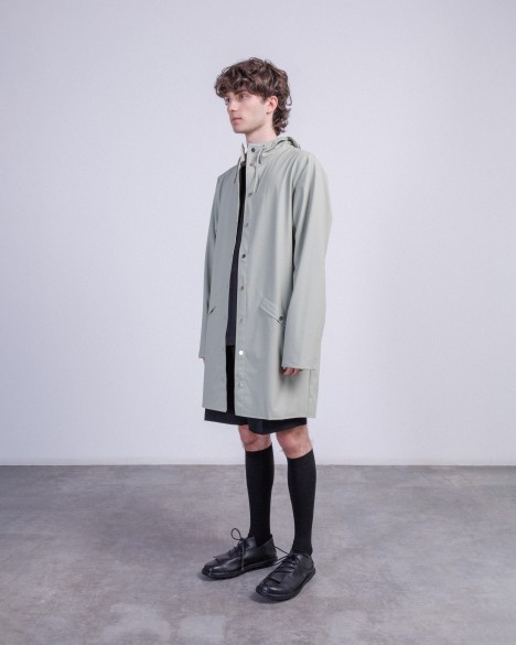 Parka impermeable larga Rains