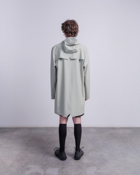 Parka impermeable larga Rains