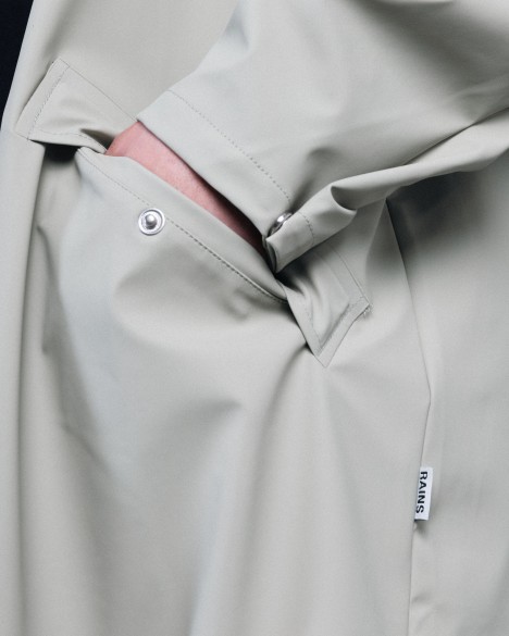 Parka impermeable larga Rains