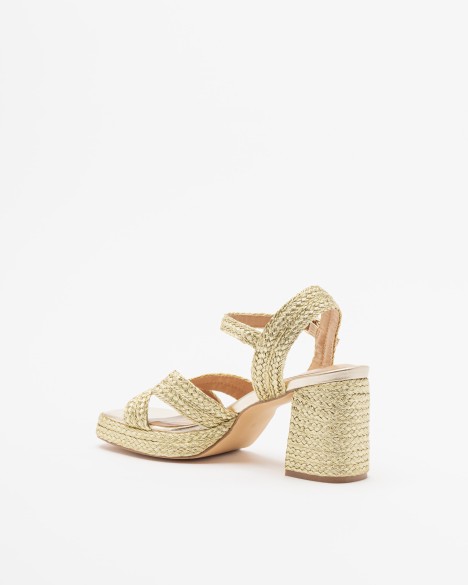 Sandali con tacco alto Gloss