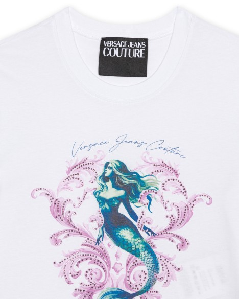 T-shirt Cropped Versace Jeans Couture