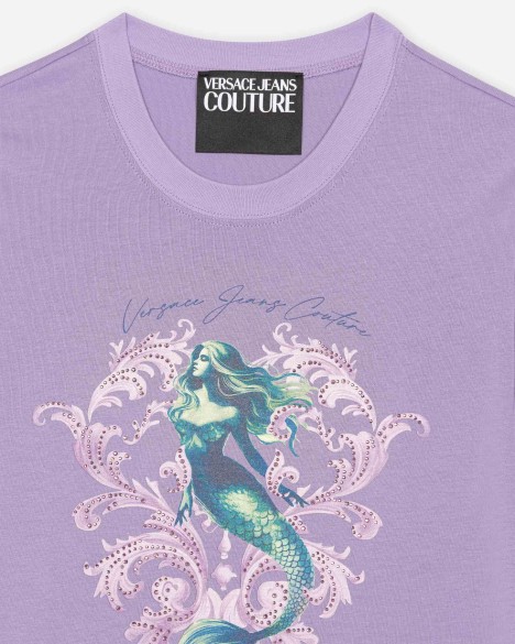 T-shirt Cropped Versace Jeans Couture