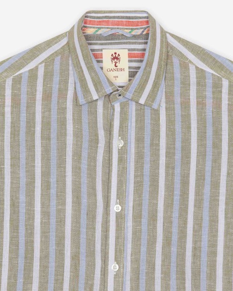 Camicia di lino Ganesh
