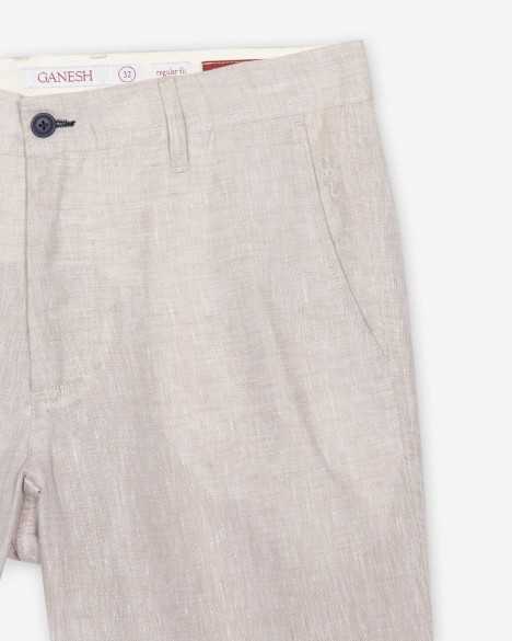 Cal��es de linho Ganesh